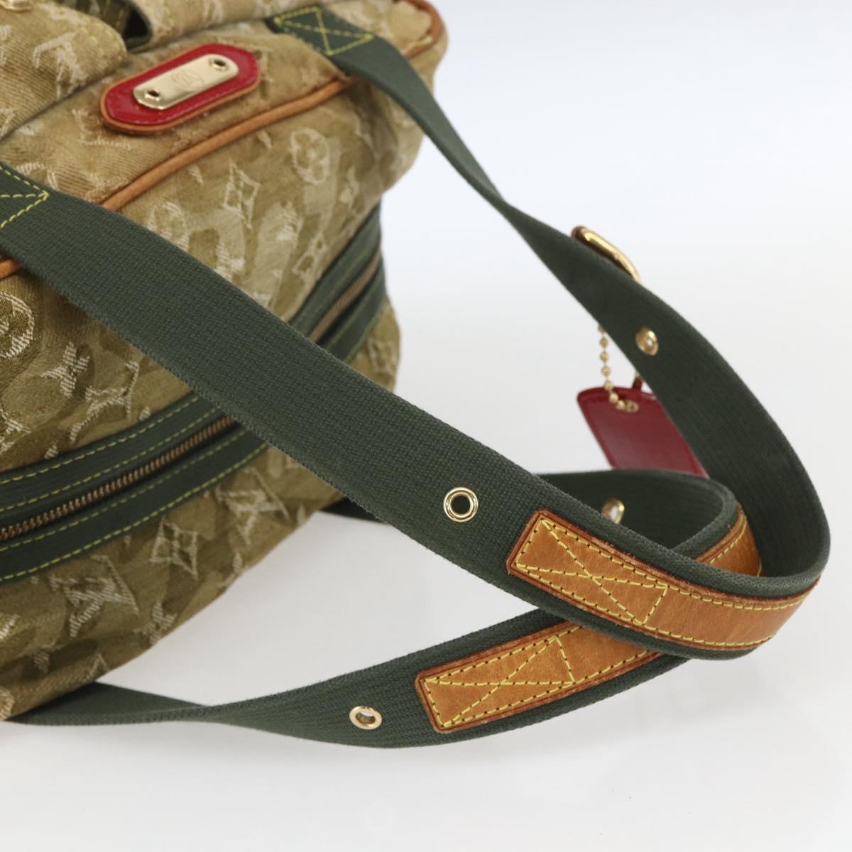 LOUIS VUITTON Monogram Morafrage jasmine Shoulder Bag Khaki M95772 Auth ep12579