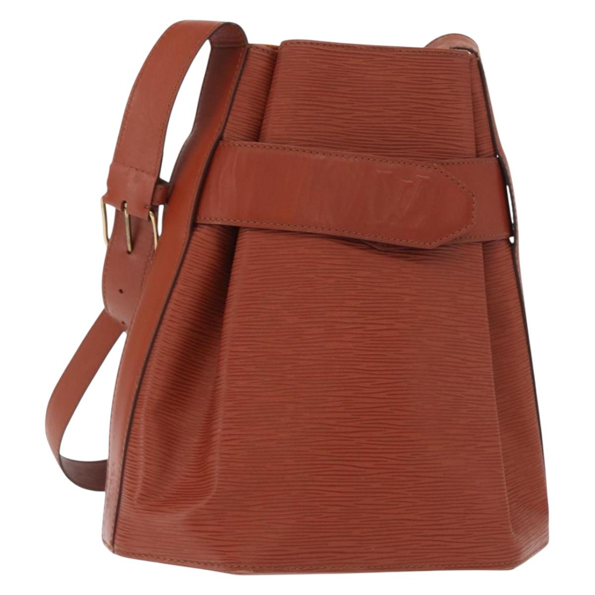 LOUIS VUITTON Epi Sac de Paul PM Shoulder Bag Brown M80203 LV Auth ep12581