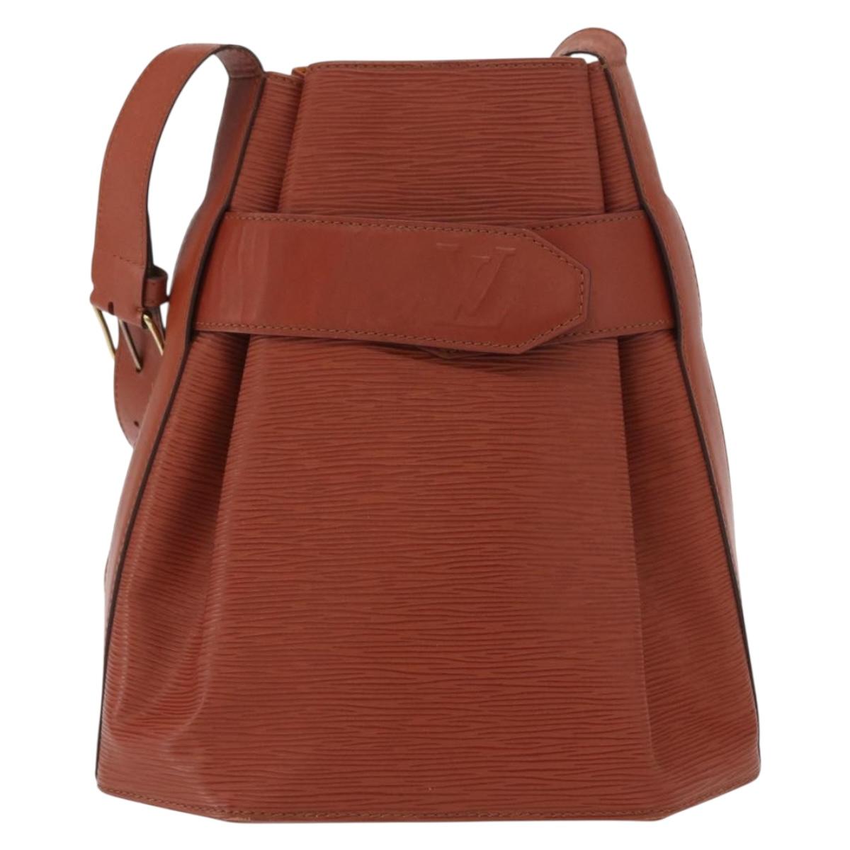 LOUIS VUITTON Epi Sac de Paul PM Shoulder Bag Brown M80203 LV Auth ep12581
