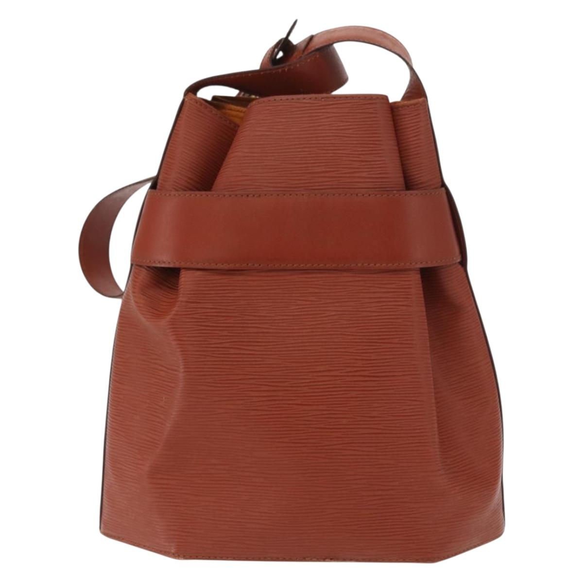 LOUIS VUITTON Epi Sac de Paul PM Shoulder Bag Brown M80203 LV Auth ep12581