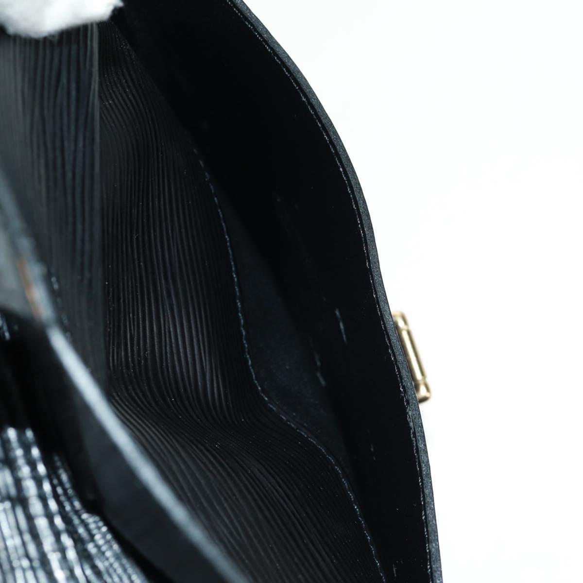 LOUIS VUITTON Epi Jeune Fille MM Shoulder Bag Black M52152 LV Auth ep12589
