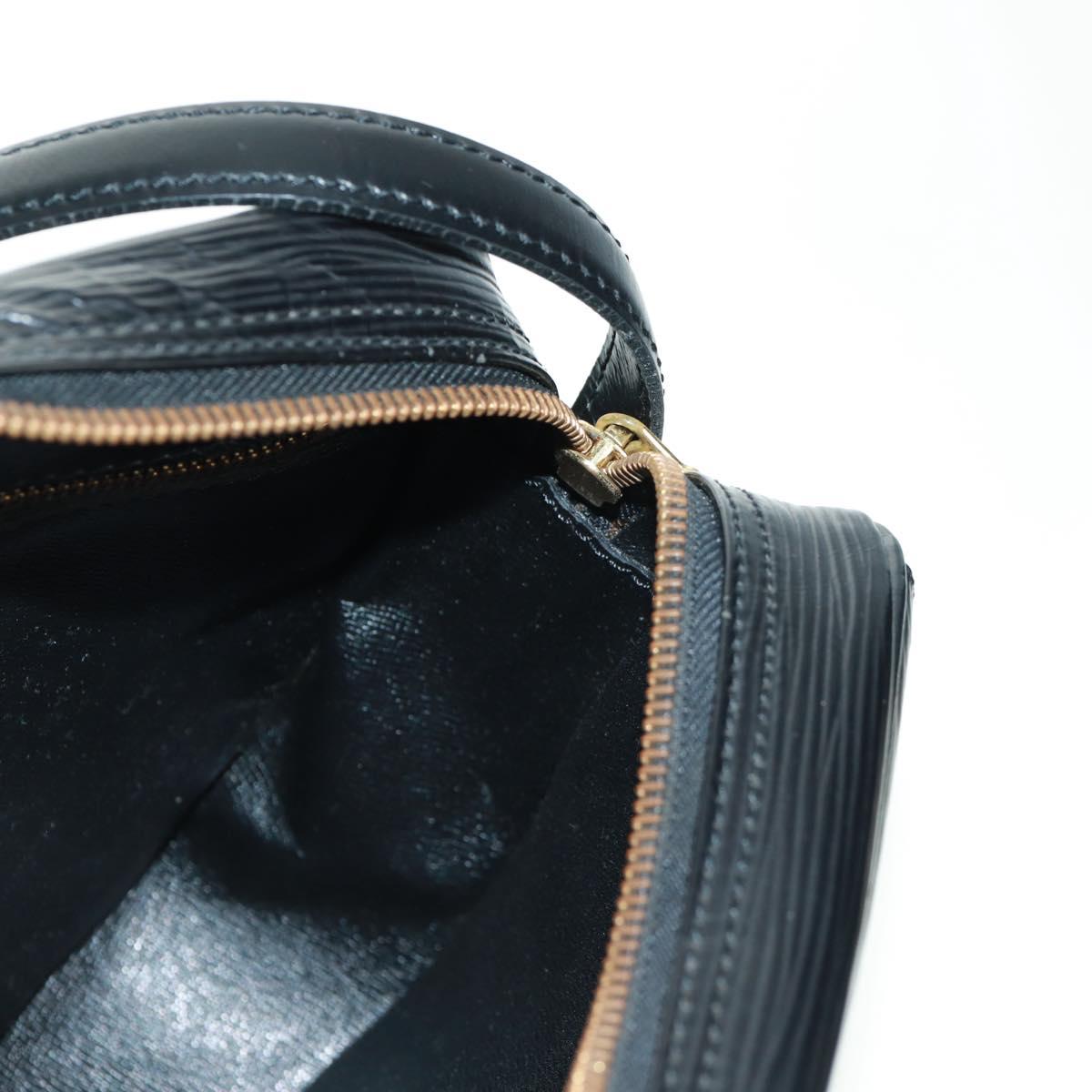 LOUIS VUITTON Epi Jeune Fille MM Shoulder Bag Black M52152 LV Auth ep12589