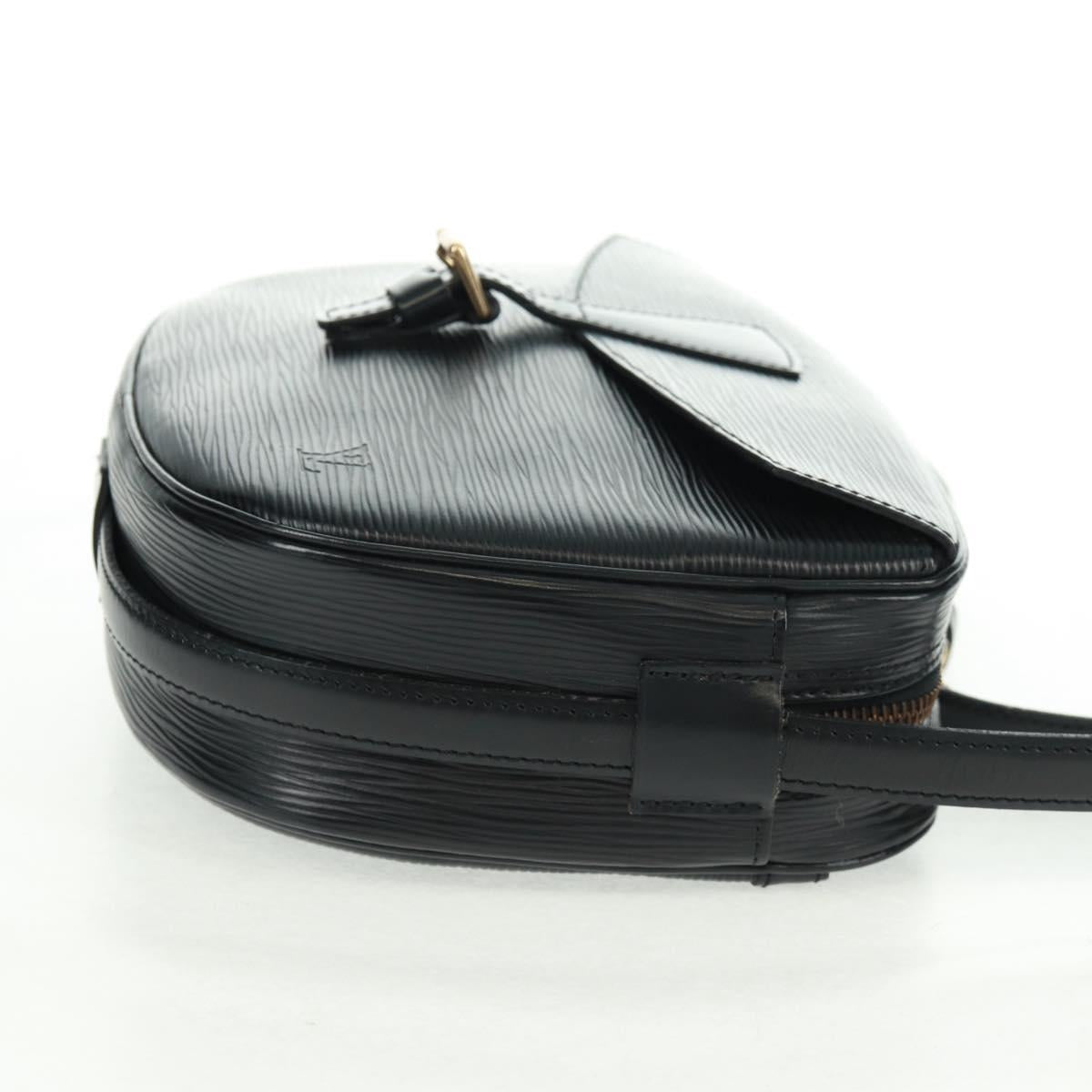 LOUIS VUITTON Epi Jeune Fille MM Shoulder Bag Black M52152 LV Auth ep12589