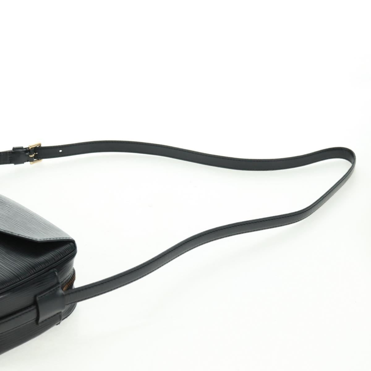 LOUIS VUITTON Epi Jeune Fille MM Shoulder Bag Black M52152 LV Auth ep12589
