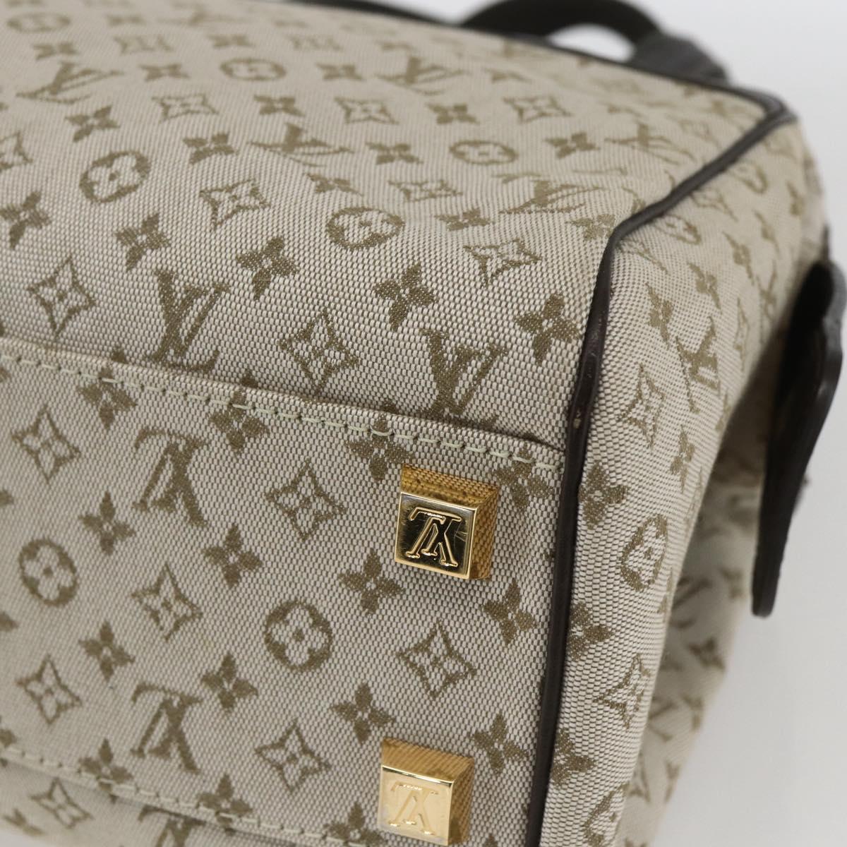 LOUIS VUITTON Monogram Mini Josephine PM Hand Bag Khaki M92215 LV Auth ep12592