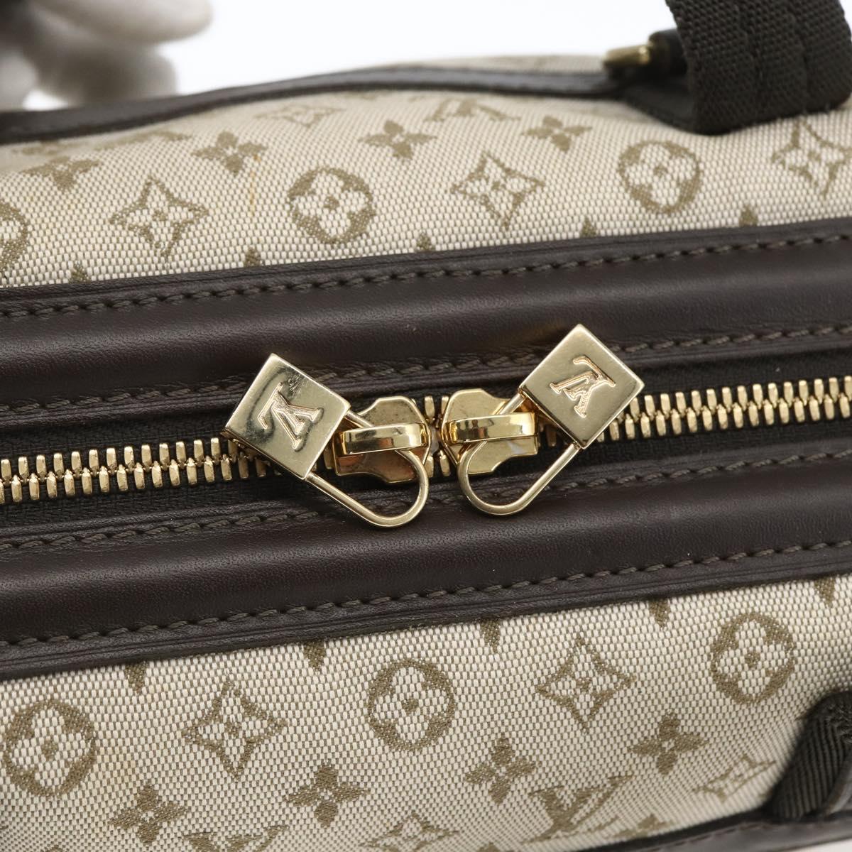 LOUIS VUITTON Monogram Mini Josephine PM Hand Bag Khaki M92215 LV Auth ep12592