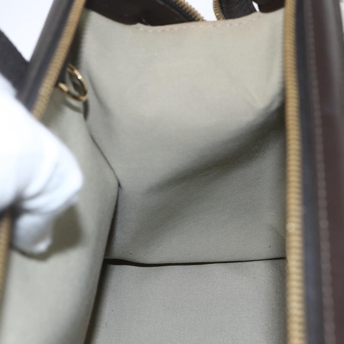 LOUIS VUITTON Monogram Mini Josephine PM Hand Bag Khaki M92215 LV Auth ep12592