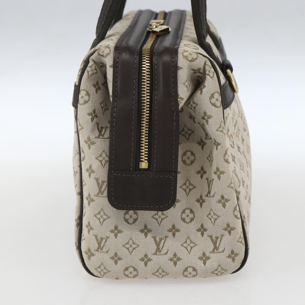 LOUIS VUITTON Monogram Mini Josephine PM Hand Bag Khaki M92215 LV Auth ep12592