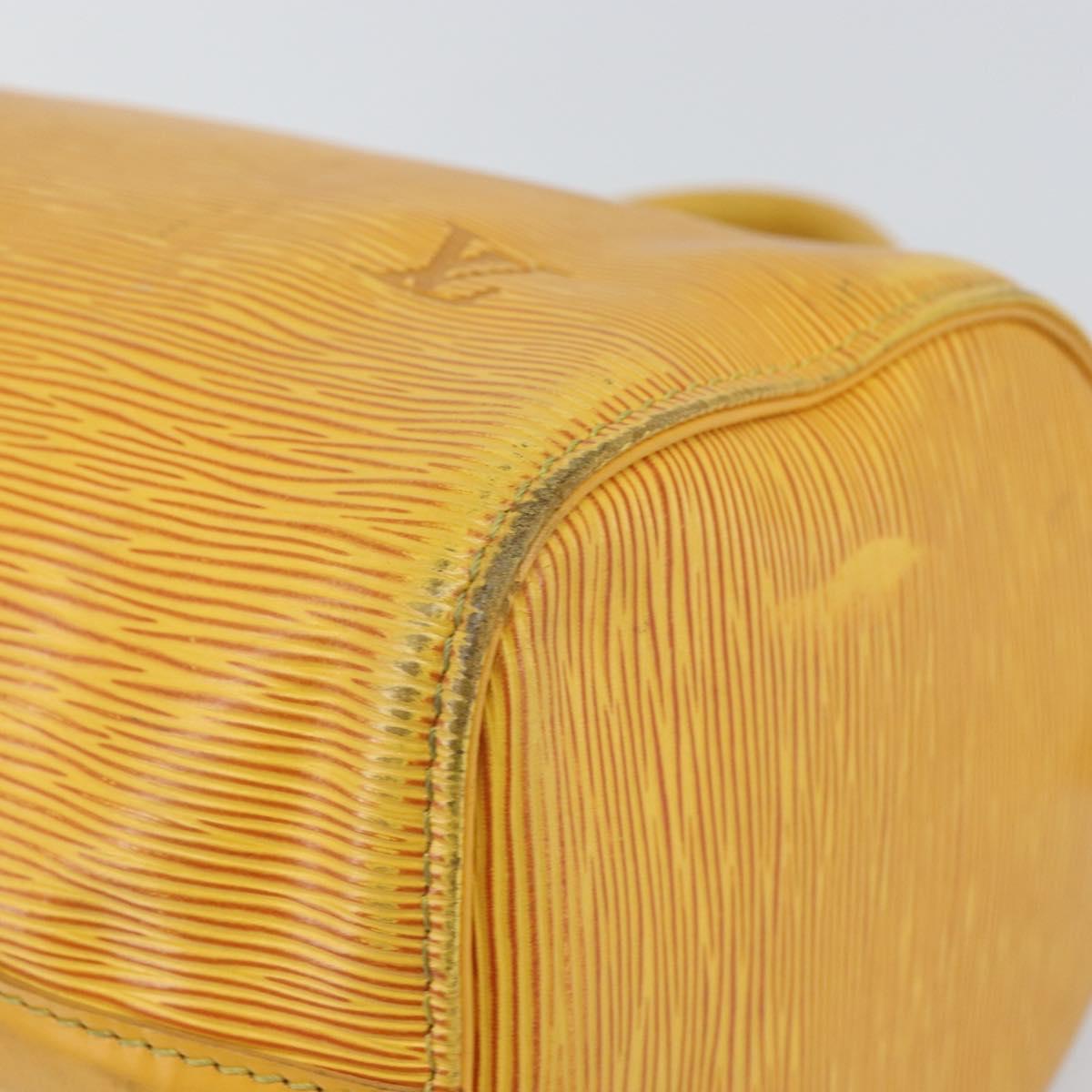 LOUIS VUITTON Epi Speedy 25 Hand Bag Tassili Yellow M43019 LV Auth ep12594