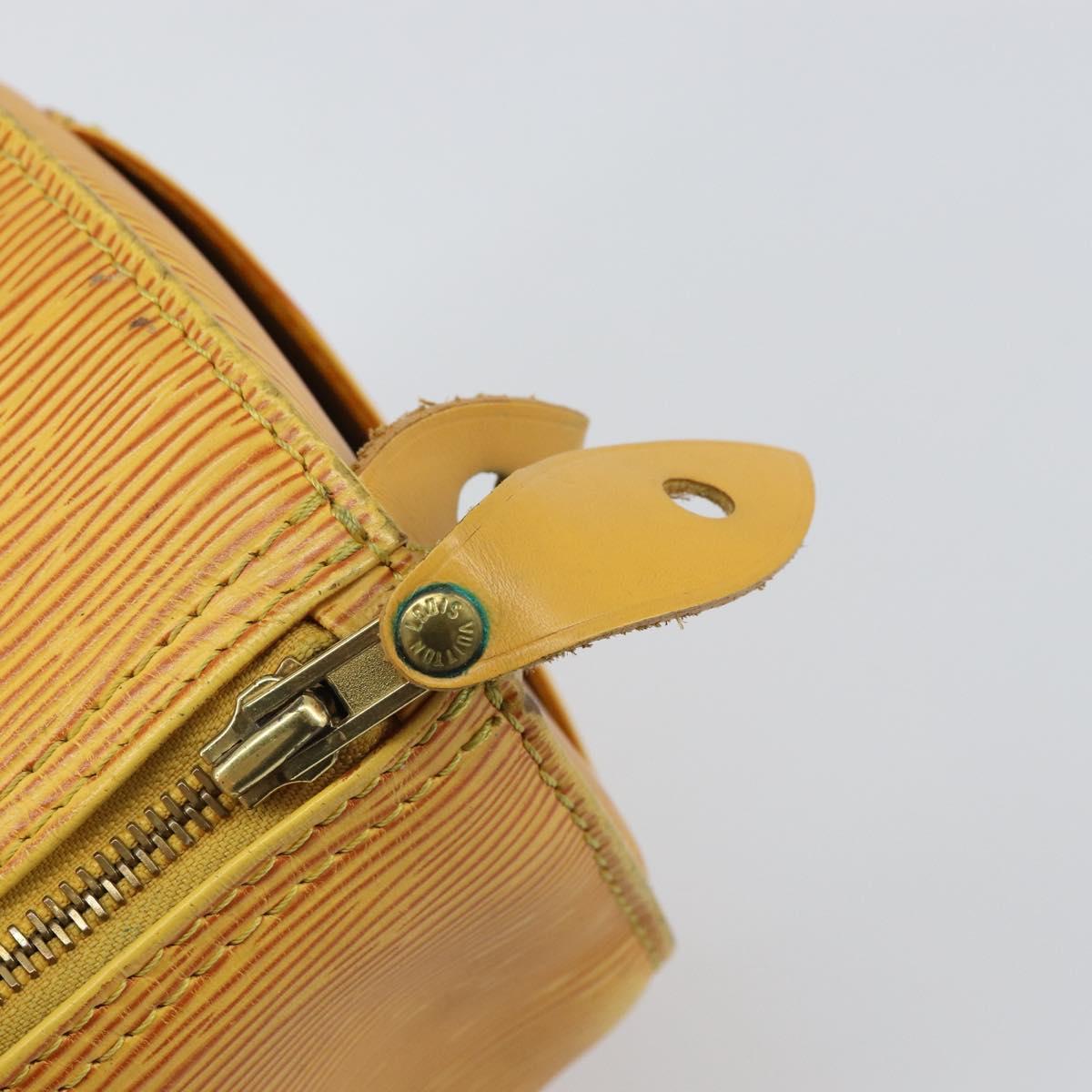 LOUIS VUITTON Epi Speedy 25 Hand Bag Tassili Yellow M43019 LV Auth ep12594