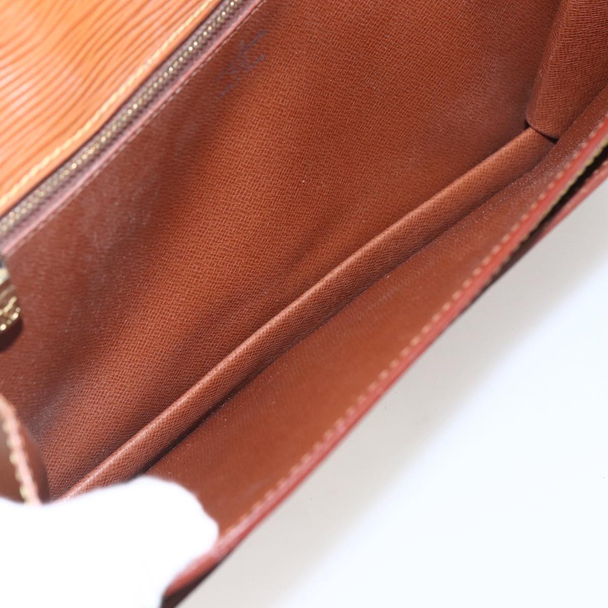 LOUIS VUITTON Epi Serie Dragonne Hand Bag Beige LV Auth ep12601