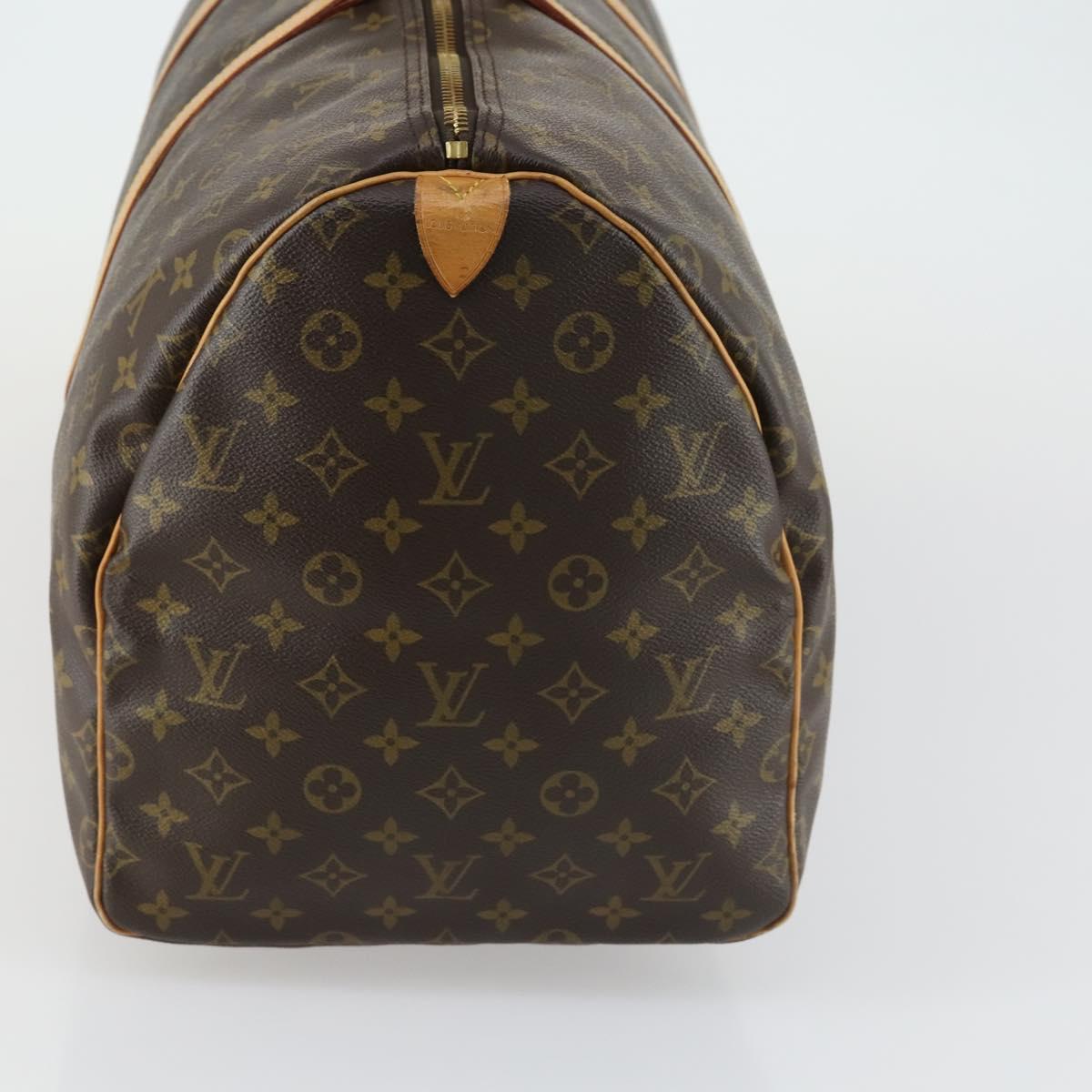 LOUIS VUITTON Monogram Keepall 55 Boston Bag M41424 LV Auth ep12613