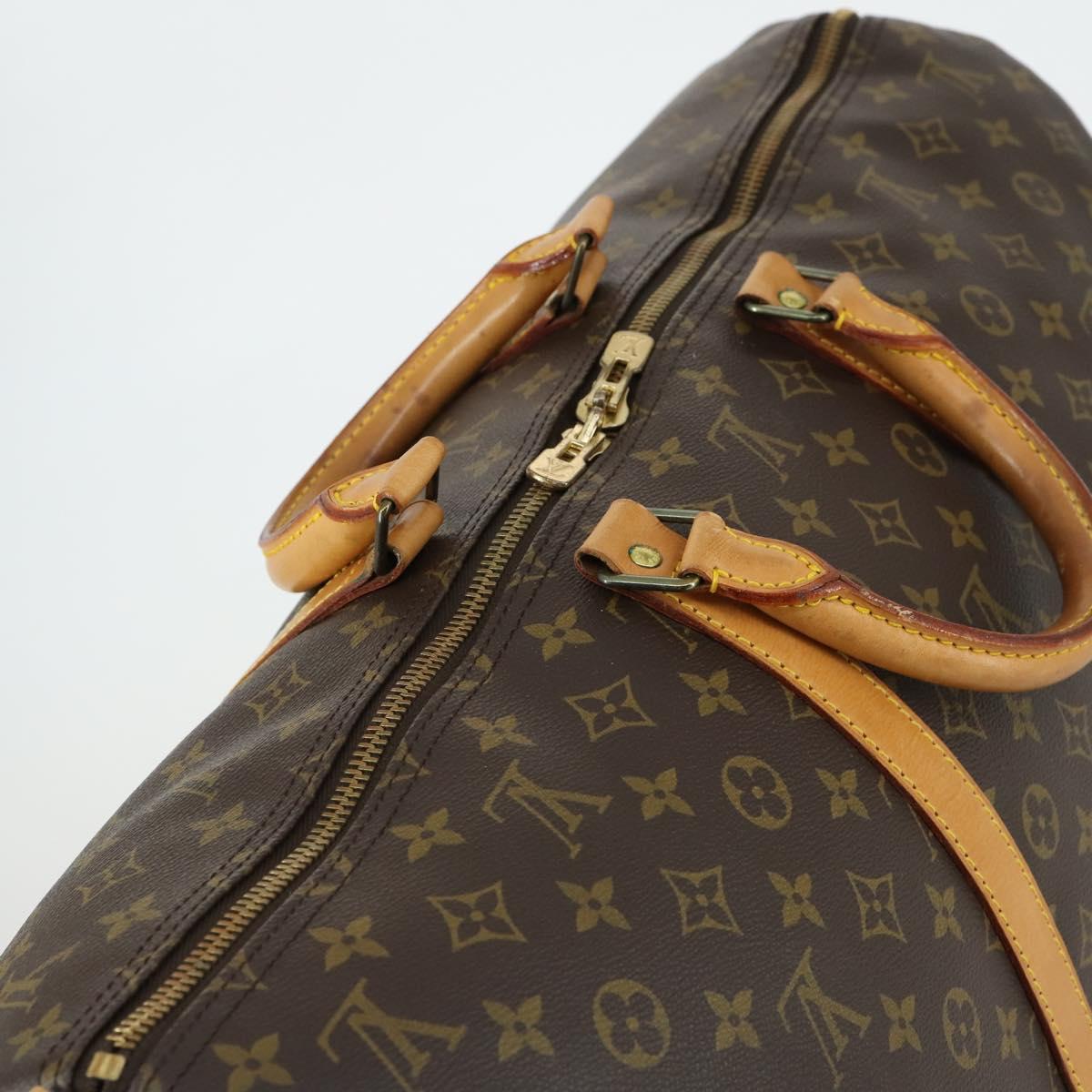 LOUIS VUITTON Monogram Keepall 55 Boston Bag M41424 LV Auth ep12613