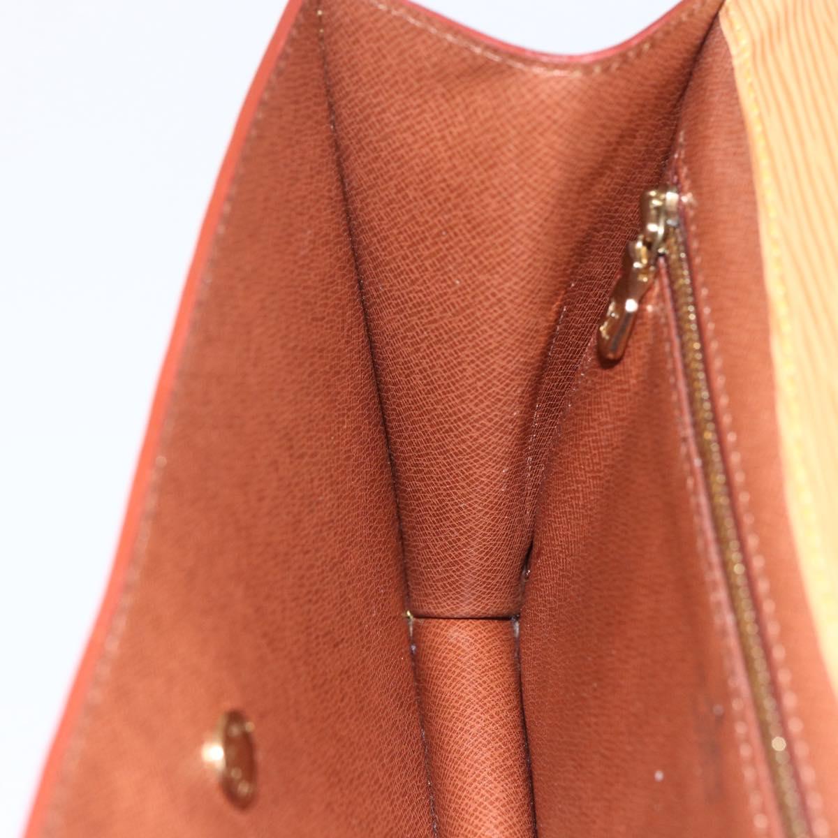 LOUIS VUITTON Epi Montaigne 23 Clutch Bag Beige LV Auth ep12627