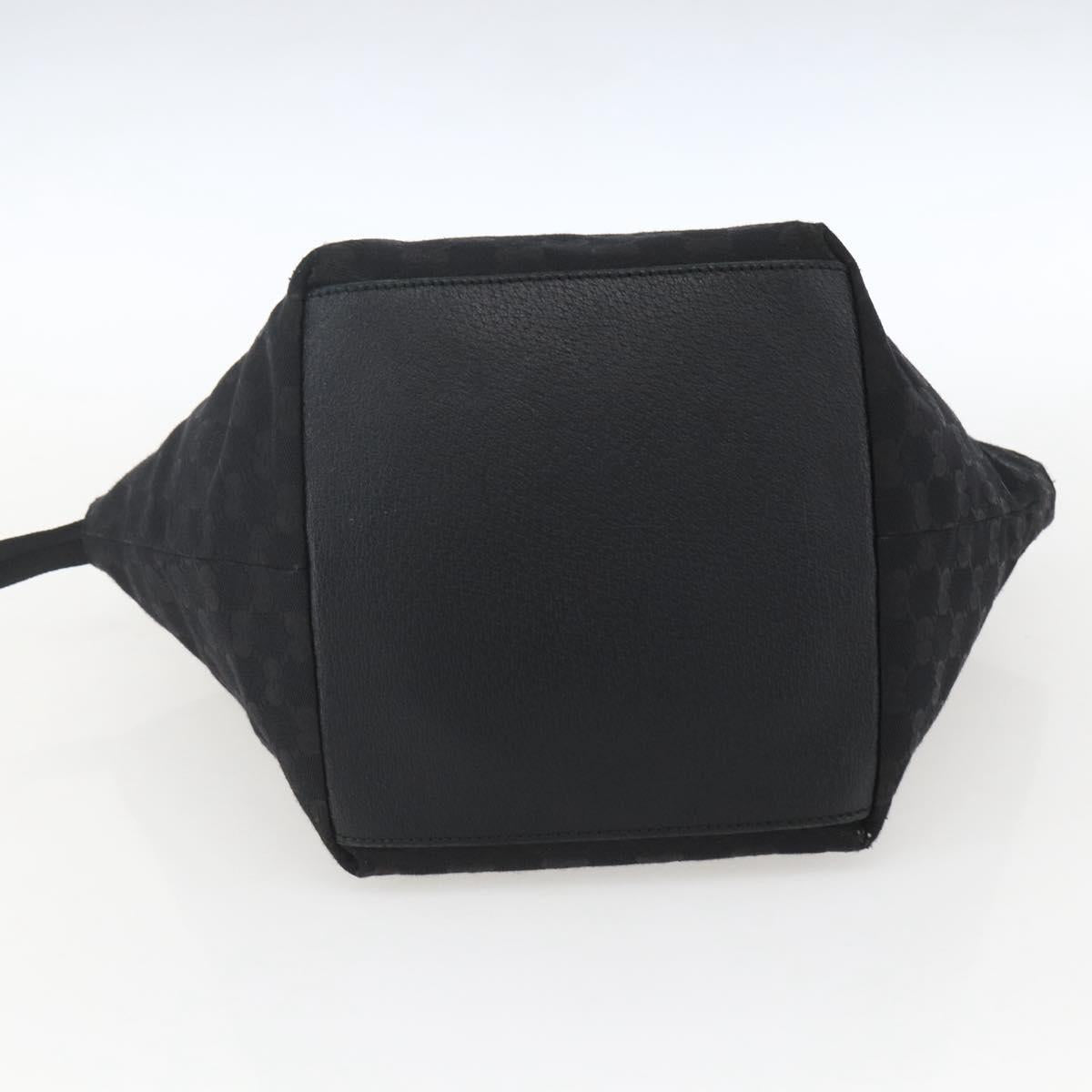 GUCCI GG Canvas Web Sherry Line Hand Bag Black Silver 131228 Auth ep12633
