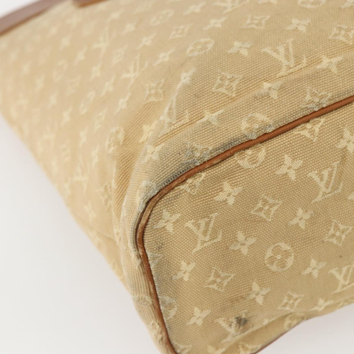 LOUIS VUITTON Monogram Mini Lucille GM Tote Bag Beige M92683 LV Auth ep12640