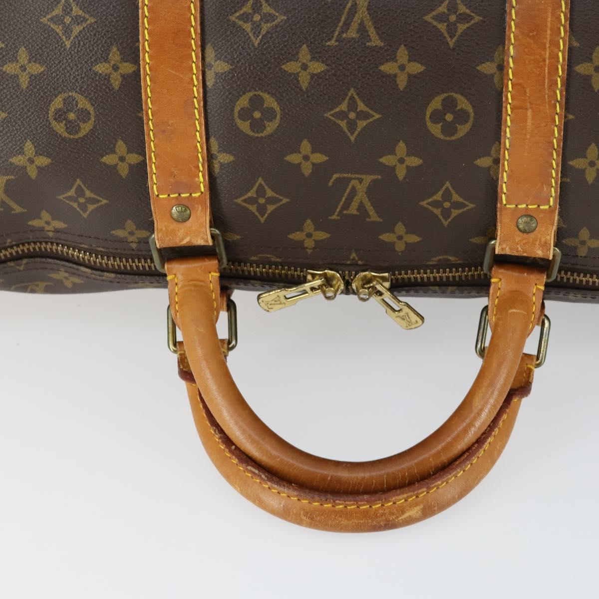 LOUIS VUITTON Monogram Keepall 60 Boston Bag M41422 LV Auth ep12641