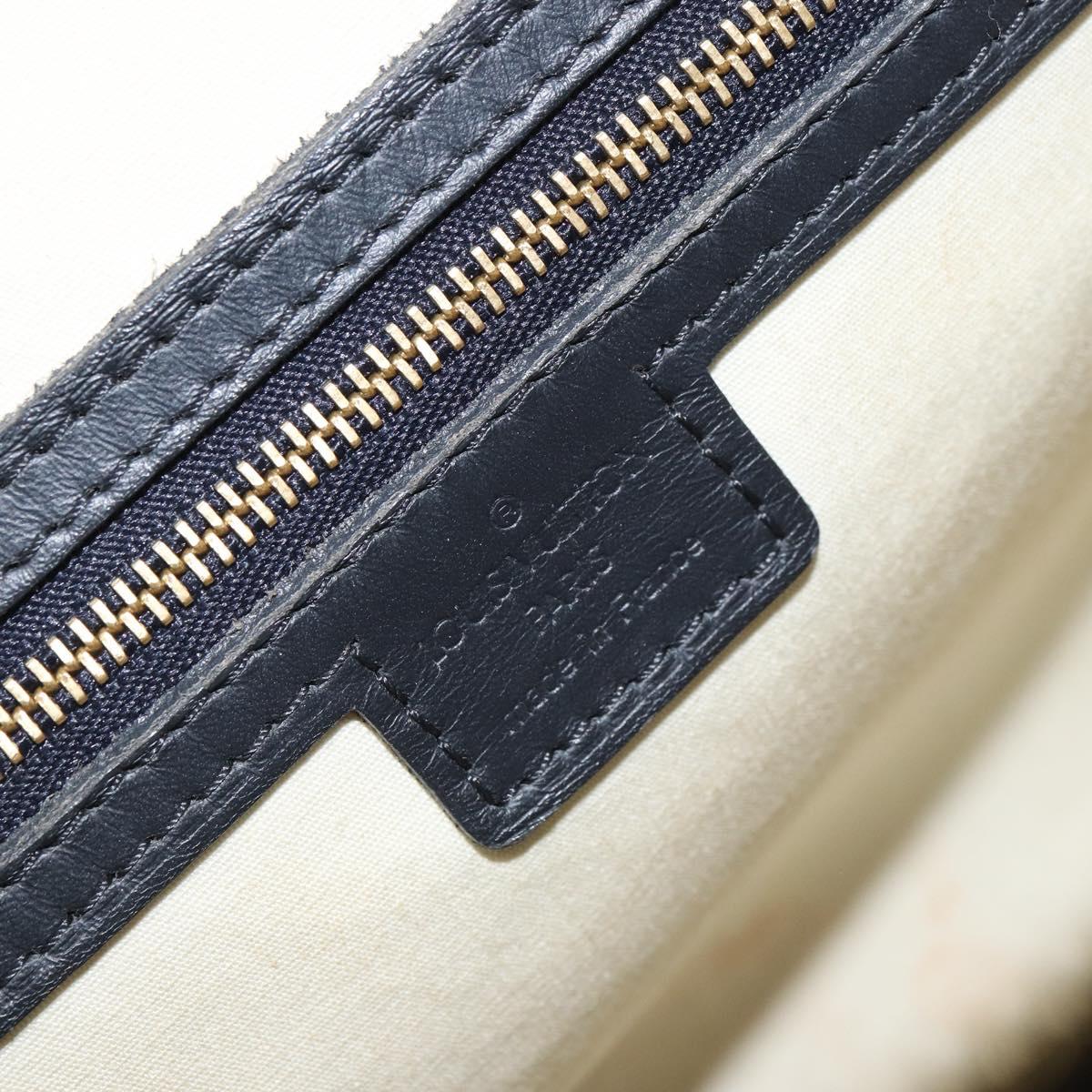 LOUIS VUITTON Monogram Mini Josephine PM Hand Bag Blue M92049 LV Auth ep12648