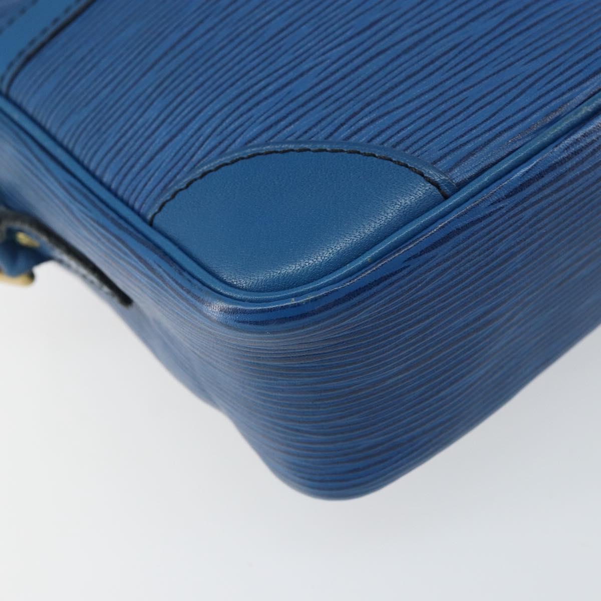LOUIS VUITTON Epi Trocadero 27 Shoulder Bag Blue M52315 LV Auth ep12657