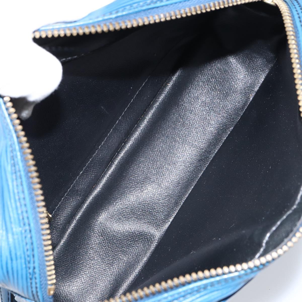 LOUIS VUITTON Epi Trocadero 27 Shoulder Bag Blue M52315 LV Auth ep12657