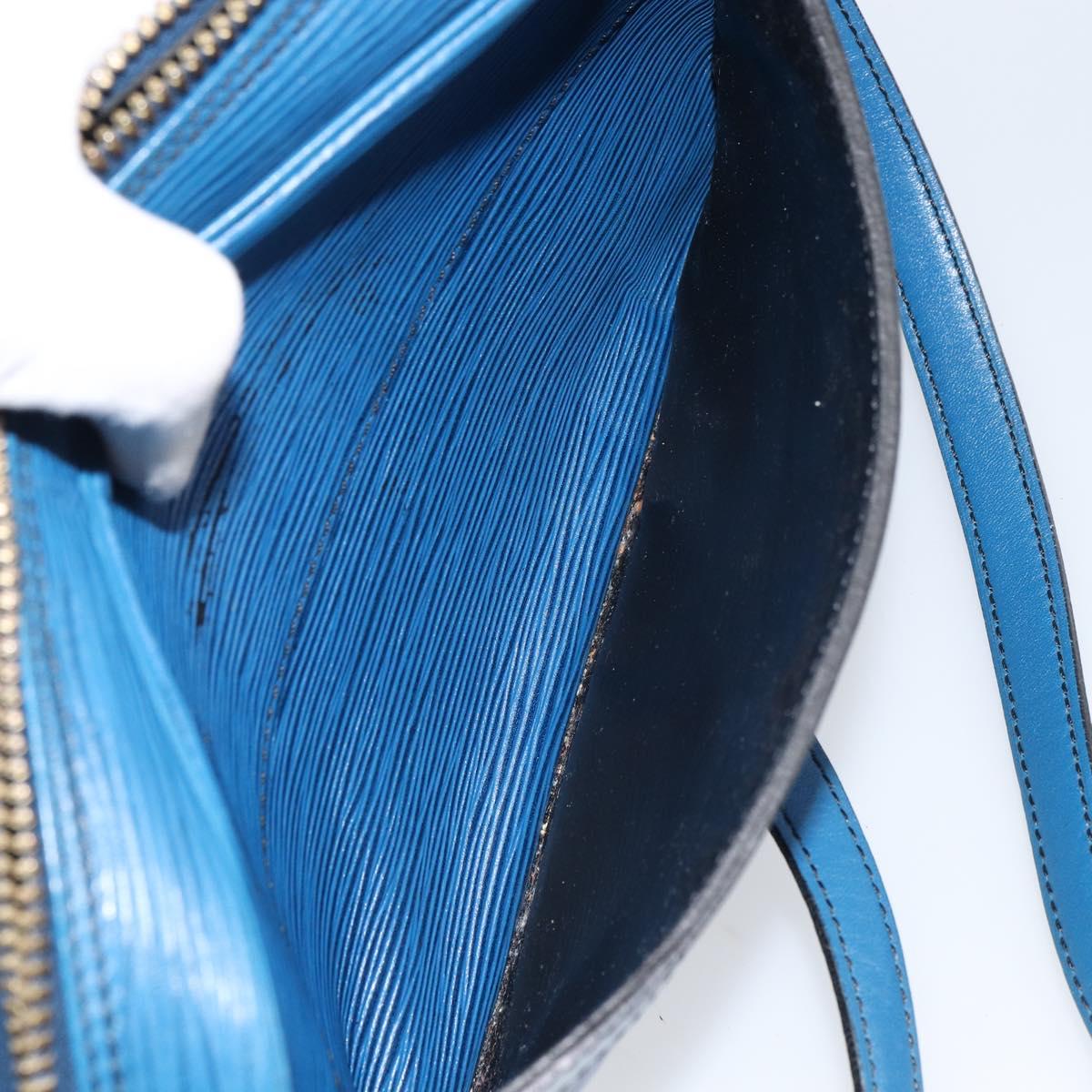 LOUIS VUITTON Epi Trocadero 27 Shoulder Bag Blue M52315 LV Auth ep12657