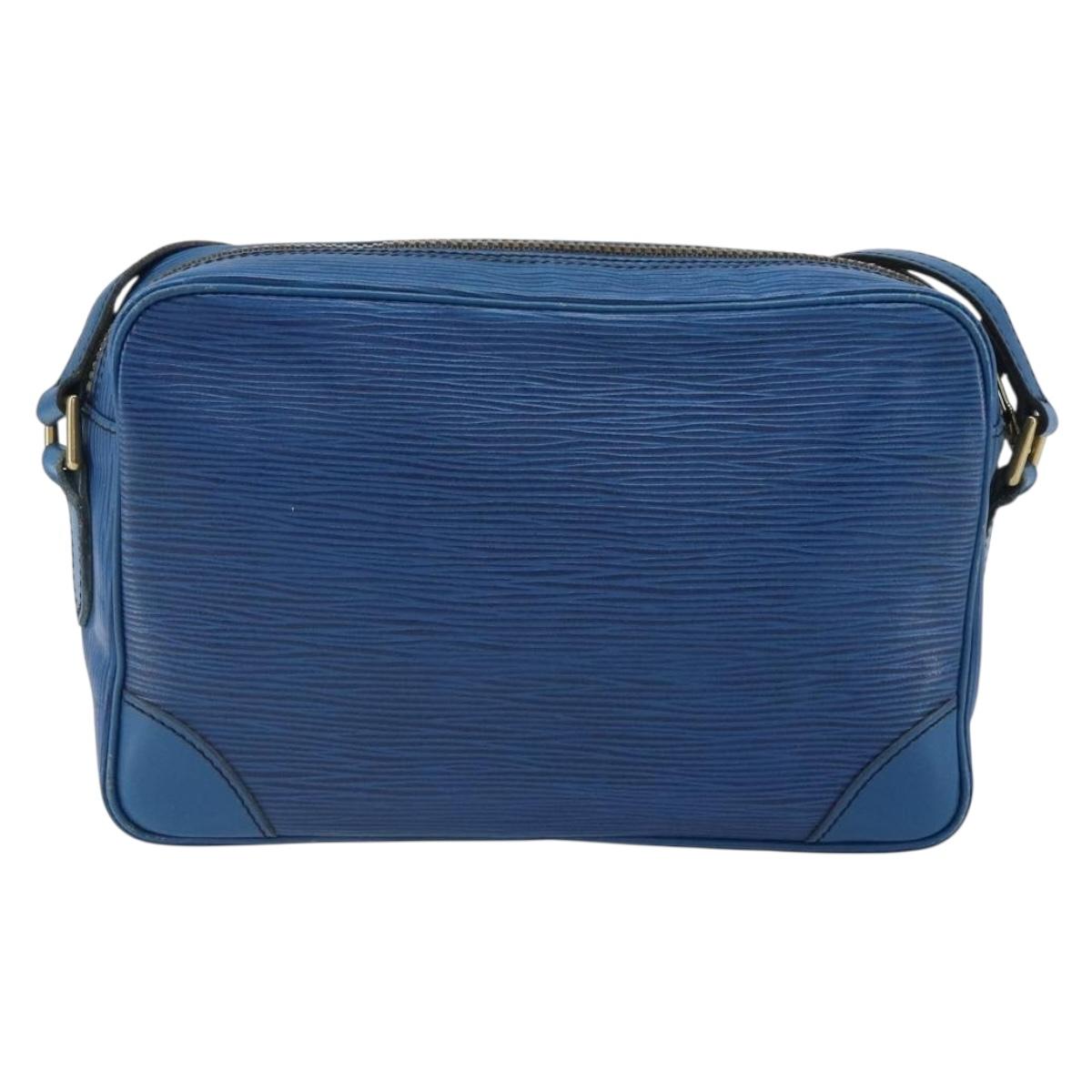 LOUIS VUITTON Epi Trocadero 27 Shoulder Bag Blue M52315 LV Auth ep12657
