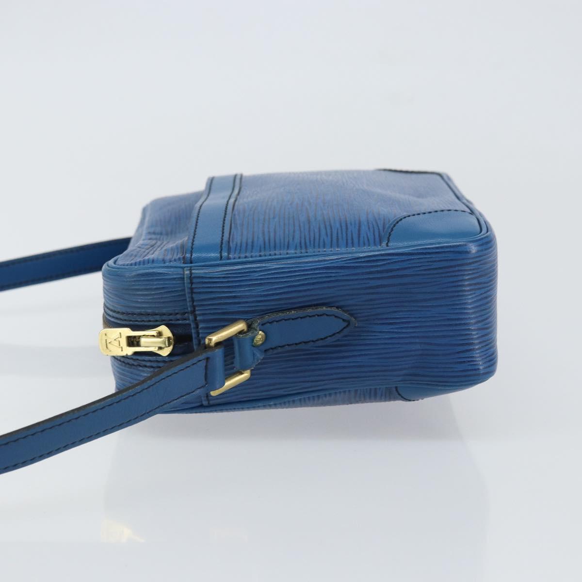 LOUIS VUITTON Epi Trocadero 27 Shoulder Bag Blue M52315 LV Auth ep12657