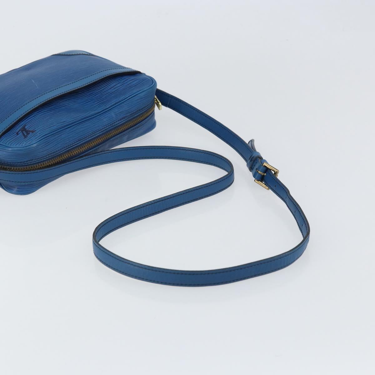 LOUIS VUITTON Epi Trocadero 27 Shoulder Bag Blue M52315 LV Auth ep12657
