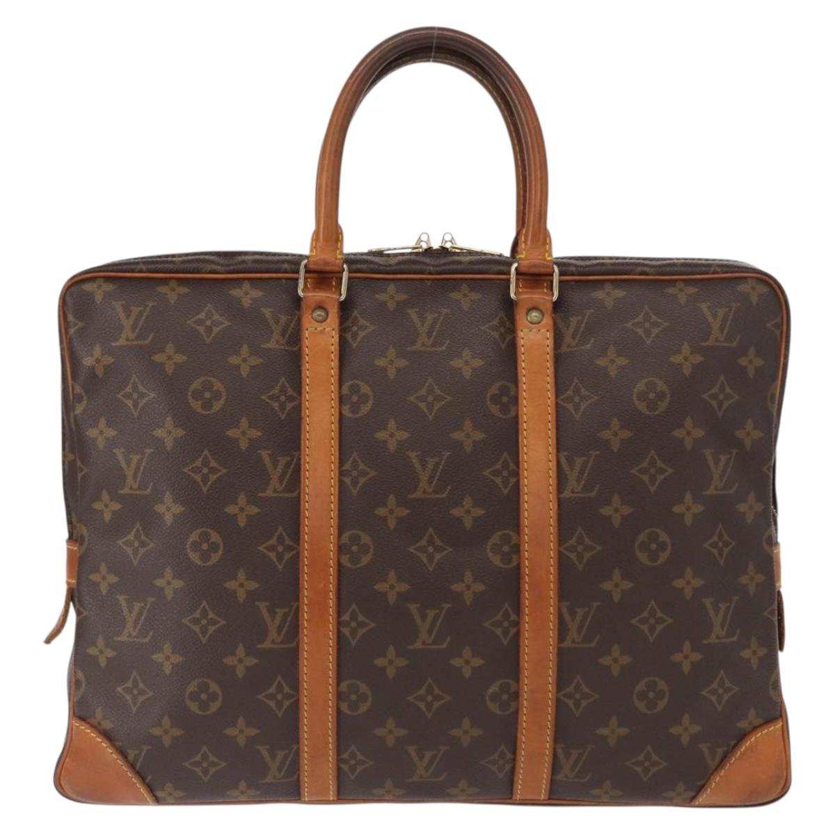 LOUIS VUITTON Monogram Porte Documents Voyage Business Bag M53361 Auth ep12660