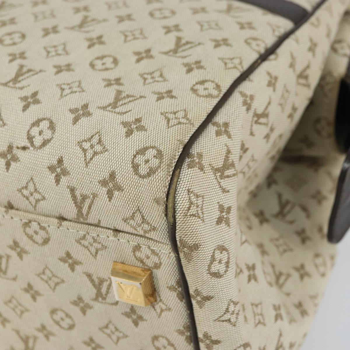 LOUIS VUITTON Monogram Mini Josephine GM Hand Bag Khaki M92310 LV Auth ep12664