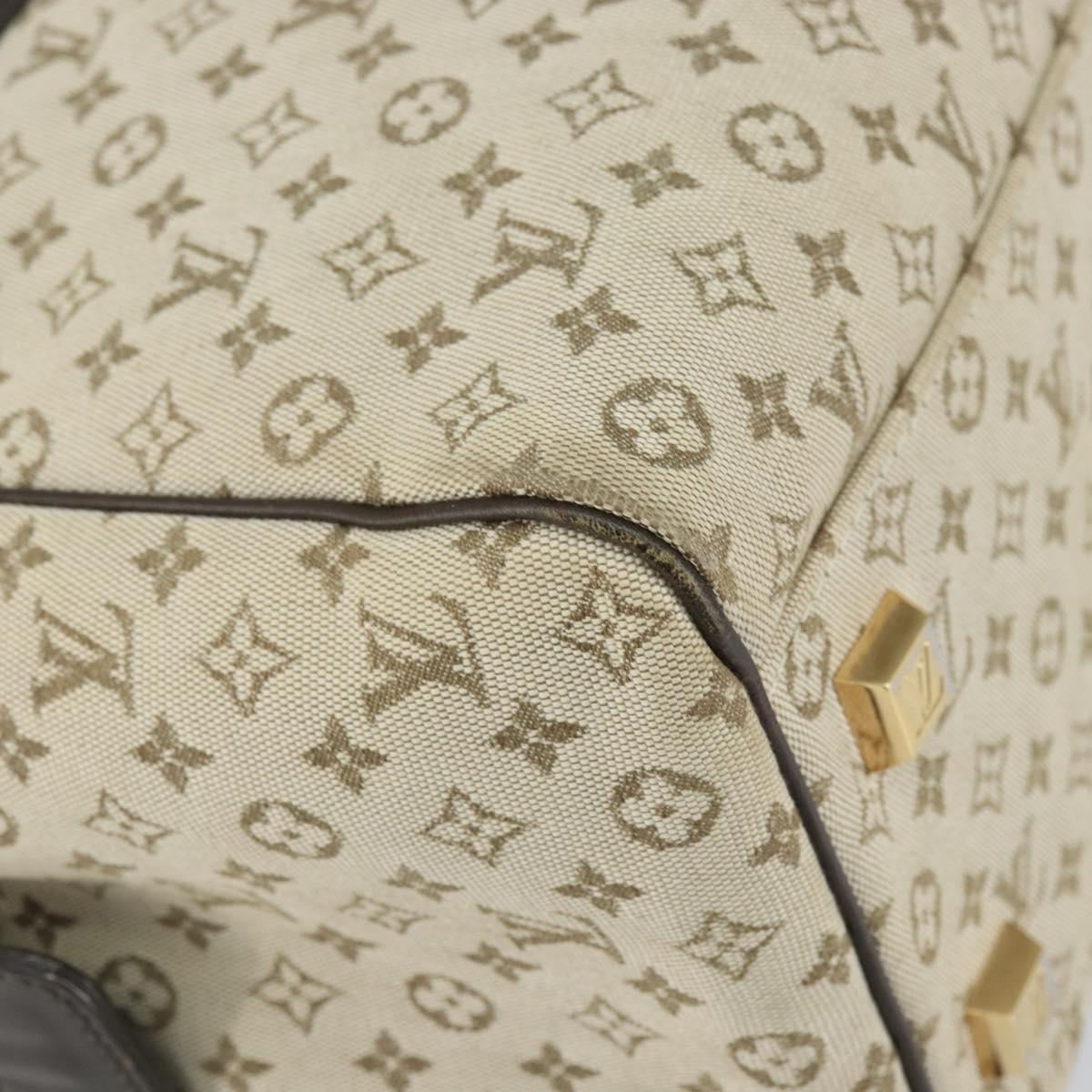 LOUIS VUITTON Monogram Mini Josephine GM Hand Bag Khaki M92310 LV Auth ep12664