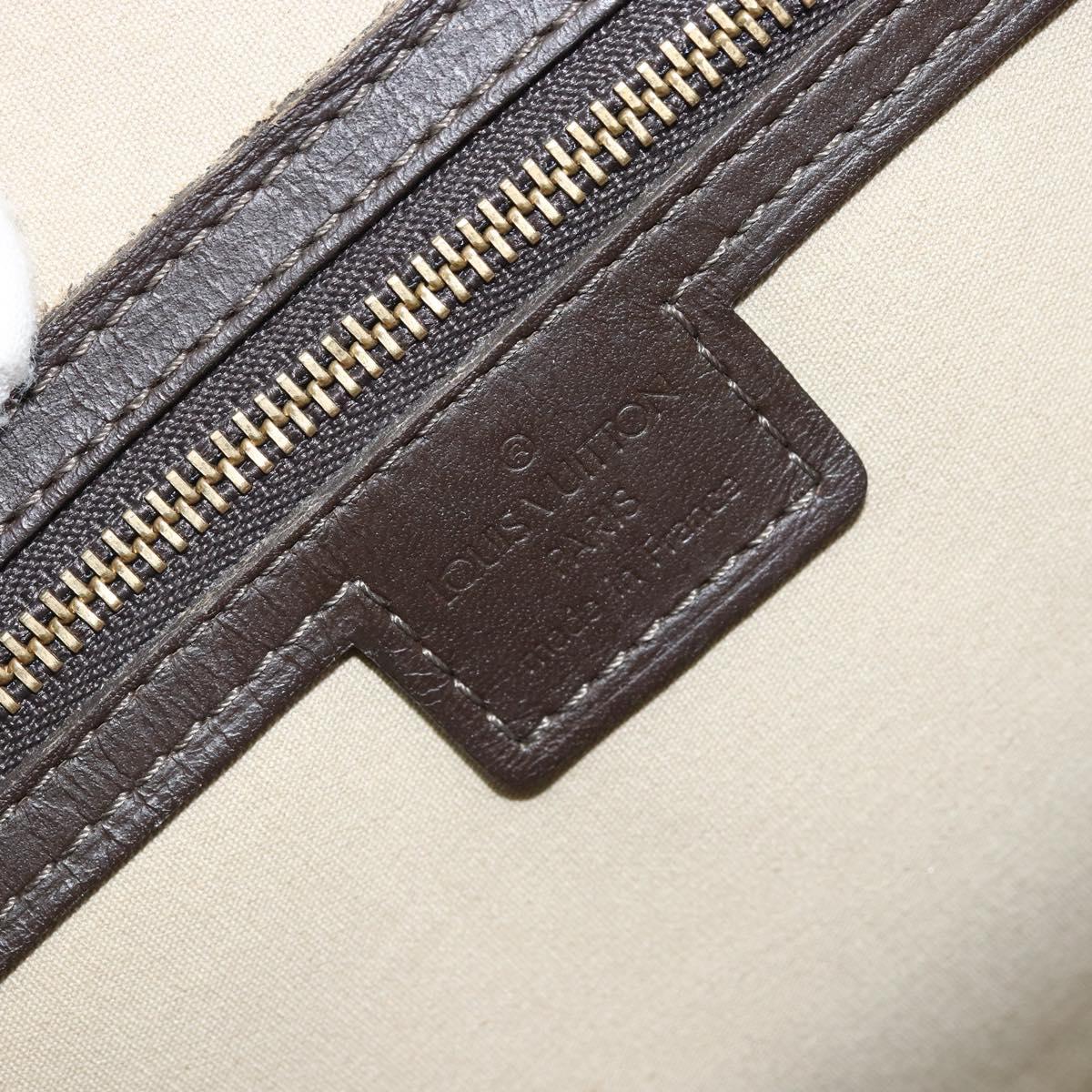 LOUIS VUITTON Monogram Mini Josephine GM Hand Bag Khaki M92310 LV Auth ep12664