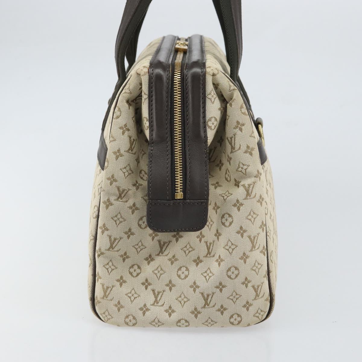 LOUIS VUITTON Monogram Mini Josephine GM Hand Bag Khaki M92310 LV Auth ep12664