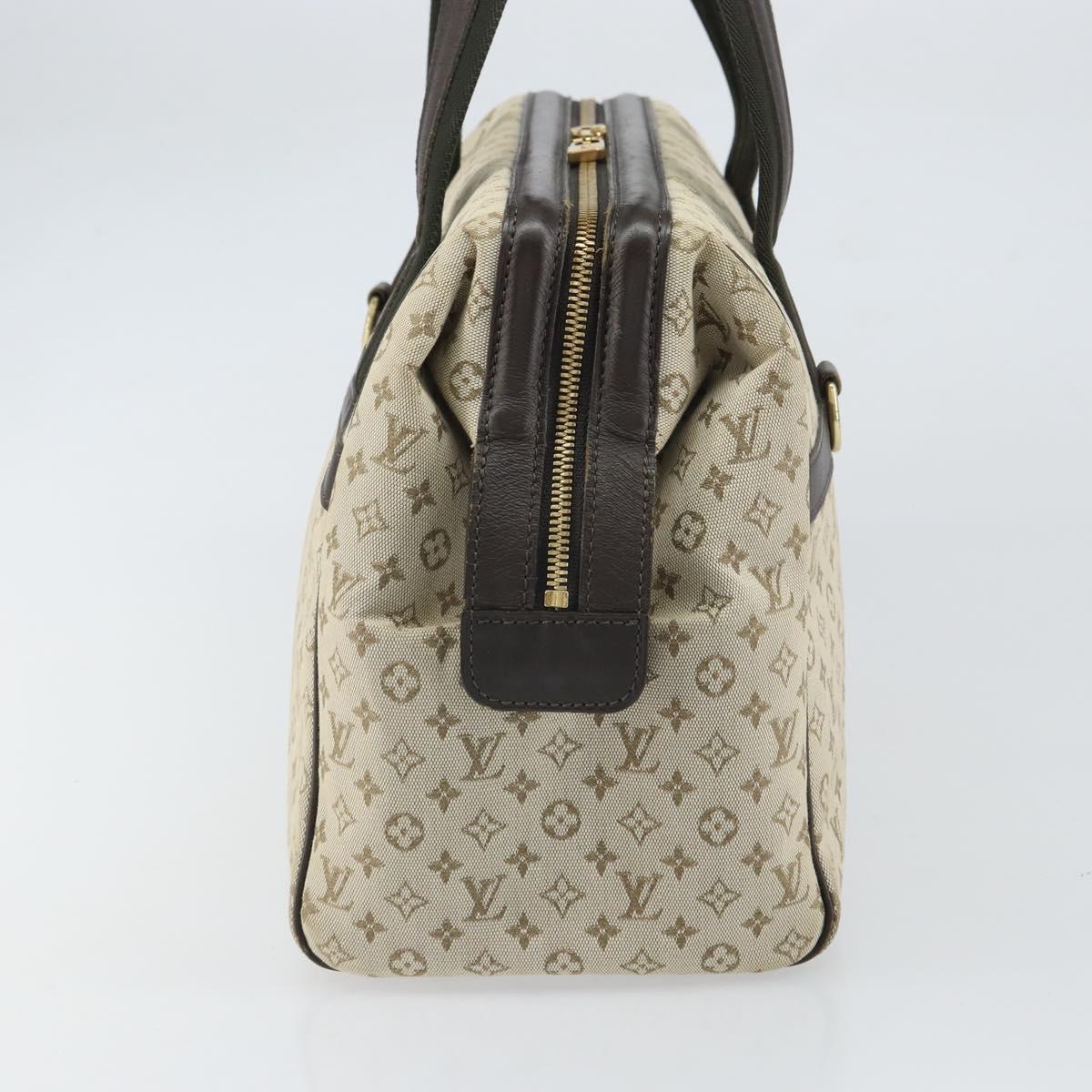 LOUIS VUITTON Monogram Mini Josephine GM Hand Bag Khaki M92310 LV Auth ep12664