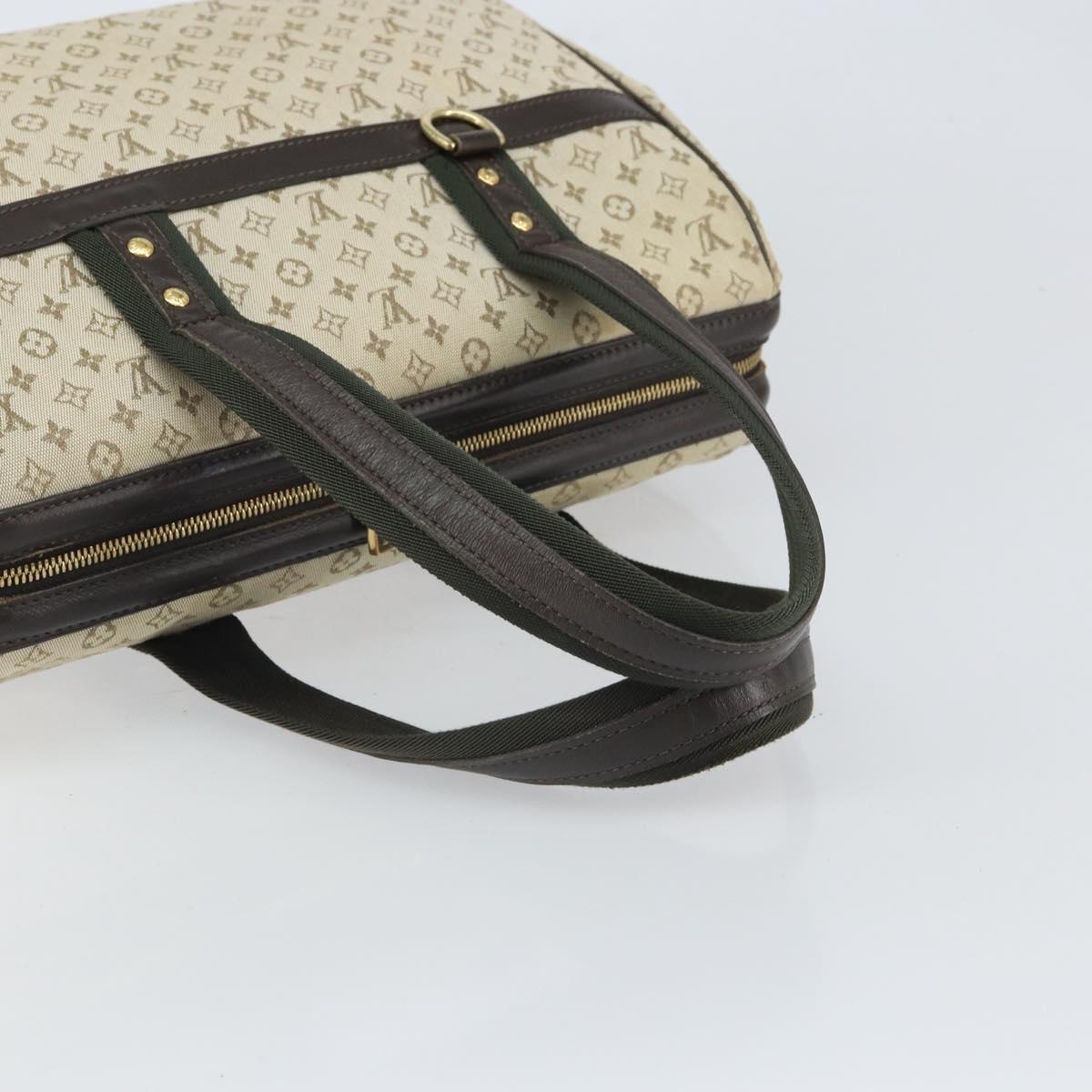 LOUIS VUITTON Monogram Mini Josephine GM Hand Bag Khaki M92310 LV Auth ep12664