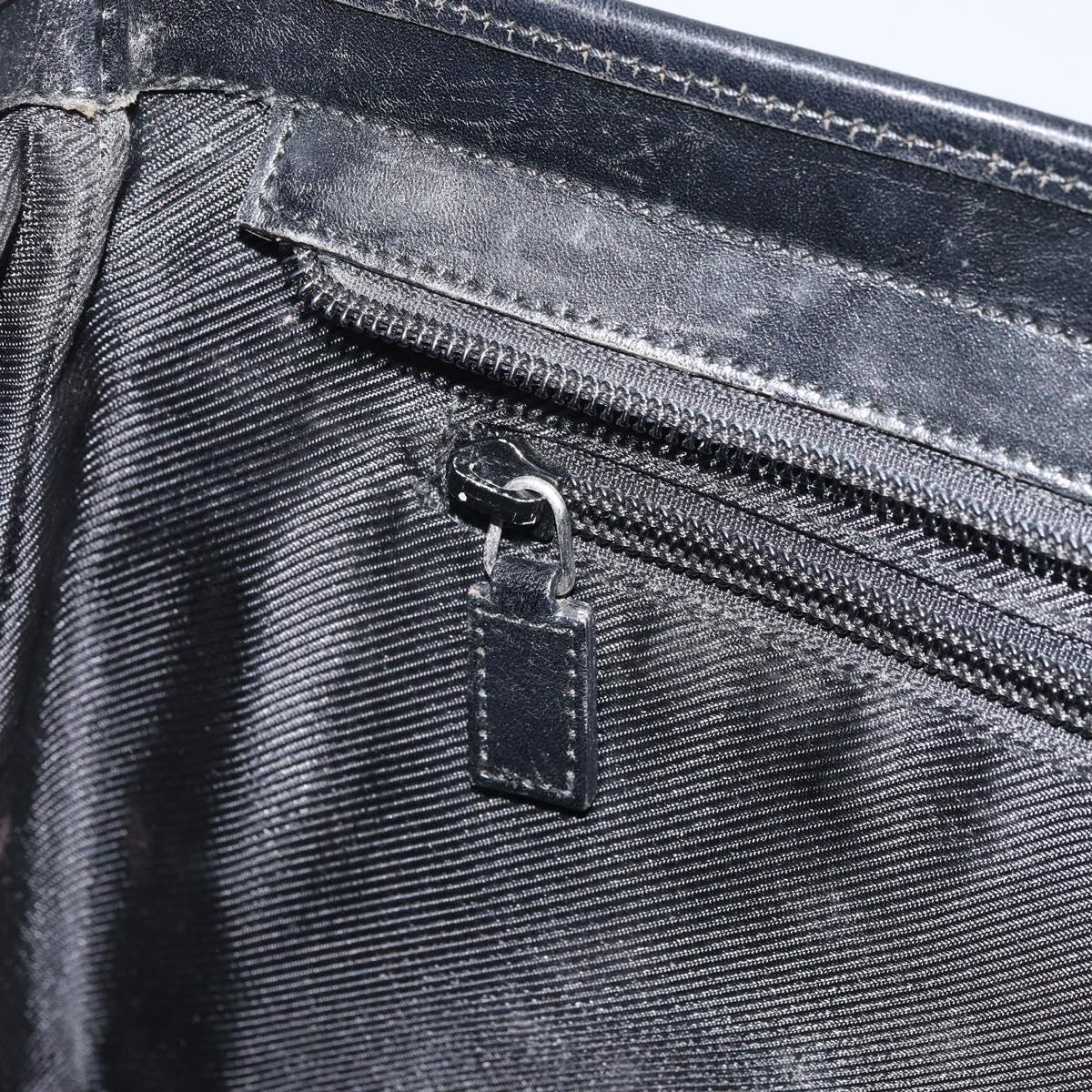GUCCI GG Canvas Tote Bag Navy Silver 019 0426 2404 Auth ep12675