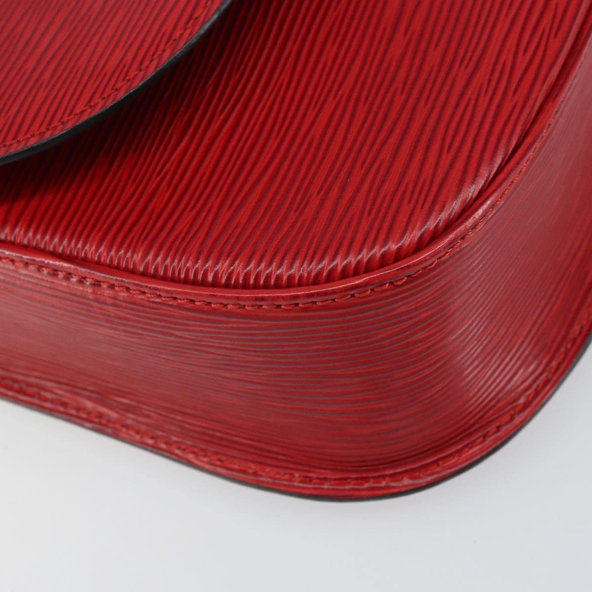 LOUIS VUITTON Epi Saint Cloud GM Shoulder Bag Red M52197 LV Auth ep12679