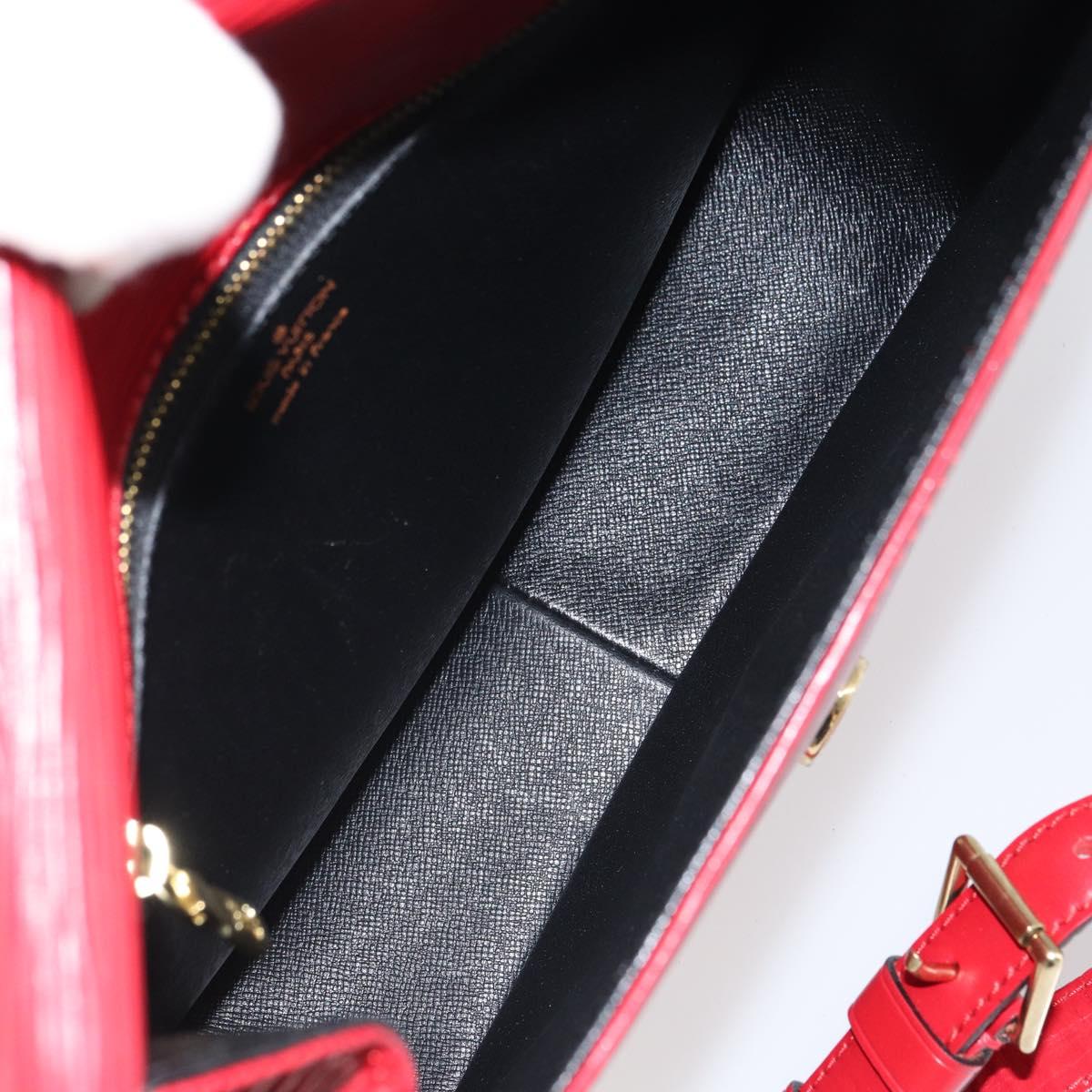 LOUIS VUITTON Epi Saint Cloud GM Shoulder Bag Red M52197 LV Auth ep12679