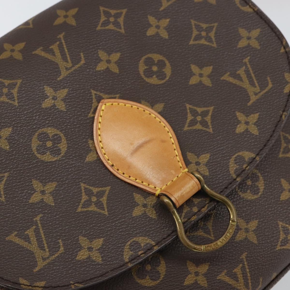 LOUIS VUITTON Monogram Saint Cloud GM Shoulder Bag M51242 LV Auth ep12701