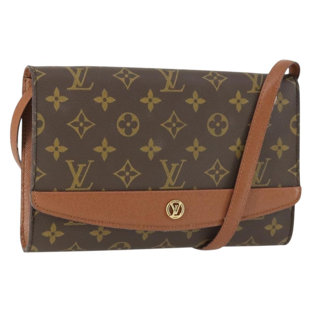 LOUIS VUITTON Monogram Bordeaux 24 Shoulder Bag M51798 LV Auth ep12718