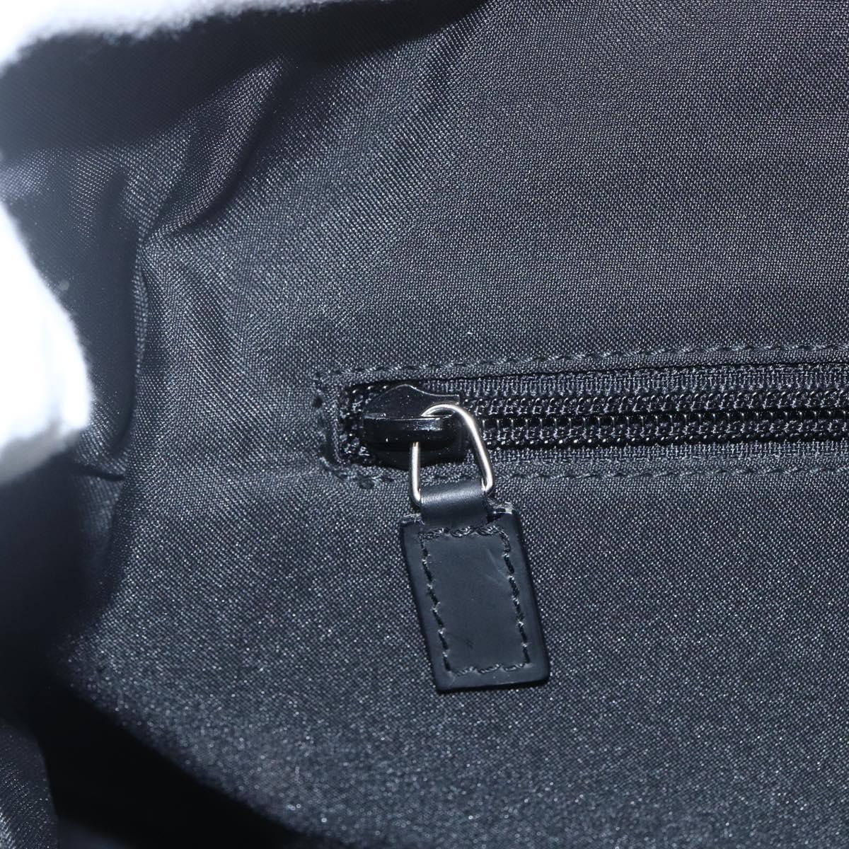 GUCCI GG Canvas Boston Bag Nylon Black Silver 012 0383 08 Auth ep12720