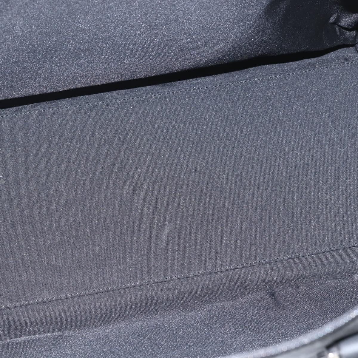 GUCCI GG Canvas Boston Bag Nylon Black Silver 012 0383 08 Auth ep12720