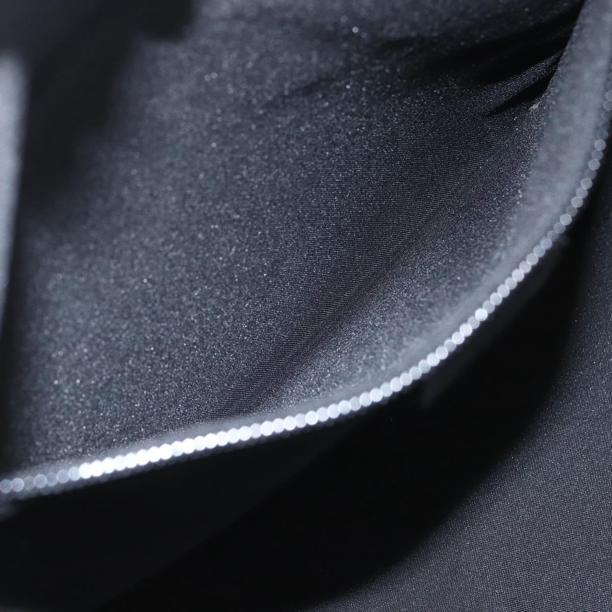 GUCCI GG Canvas Boston Bag Nylon Black Silver 012 0383 08 Auth ep12720