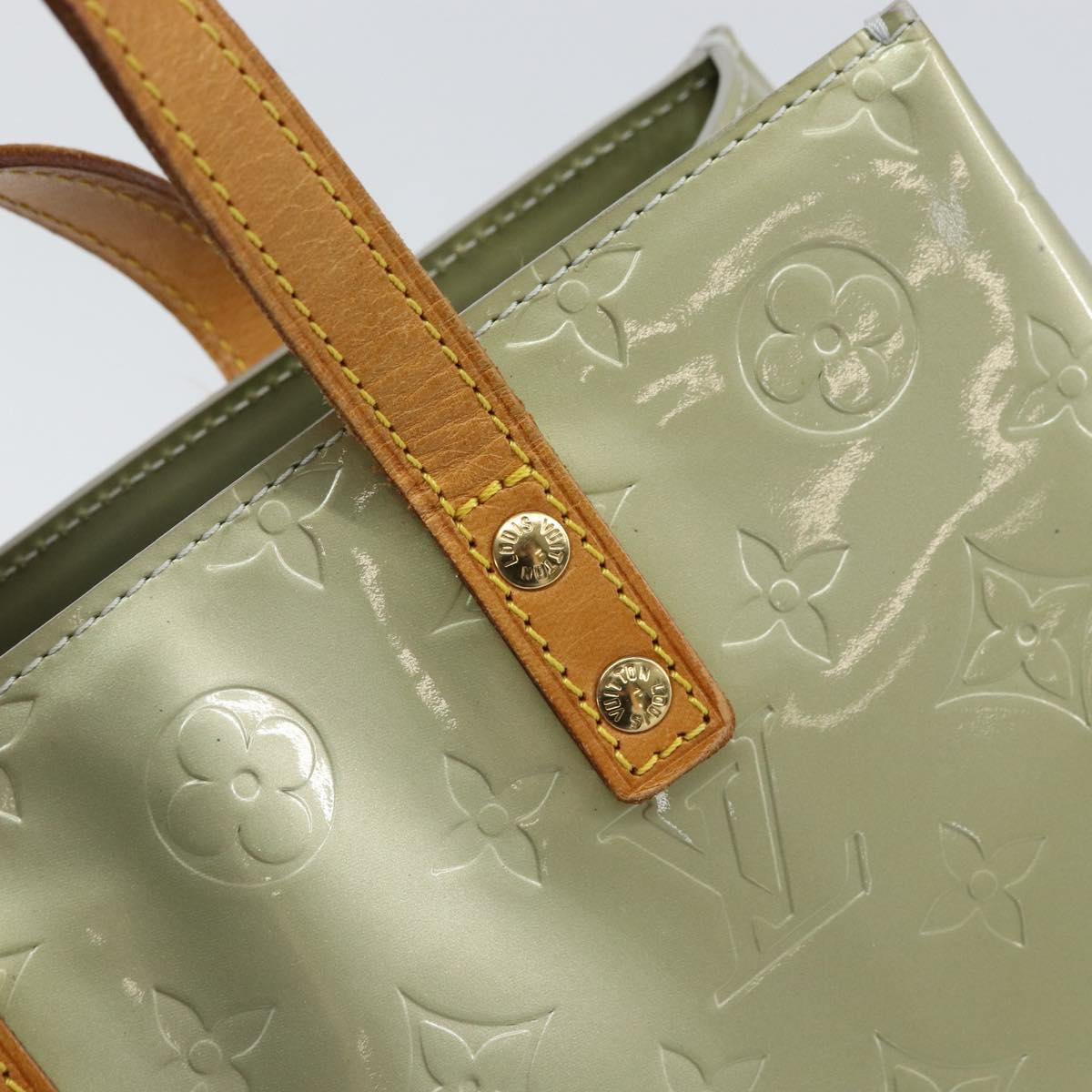LOUIS VUITTON Monogram Vernis Reade PM Hand Bag Gris M91145 LV Auth ep12745