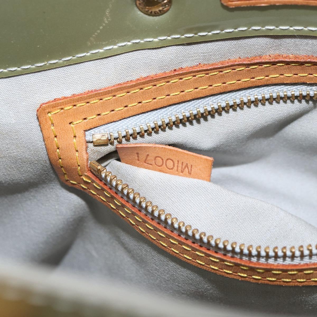 LOUIS VUITTON Monogram Vernis Reade PM Hand Bag Gris M91145 LV Auth ep12745