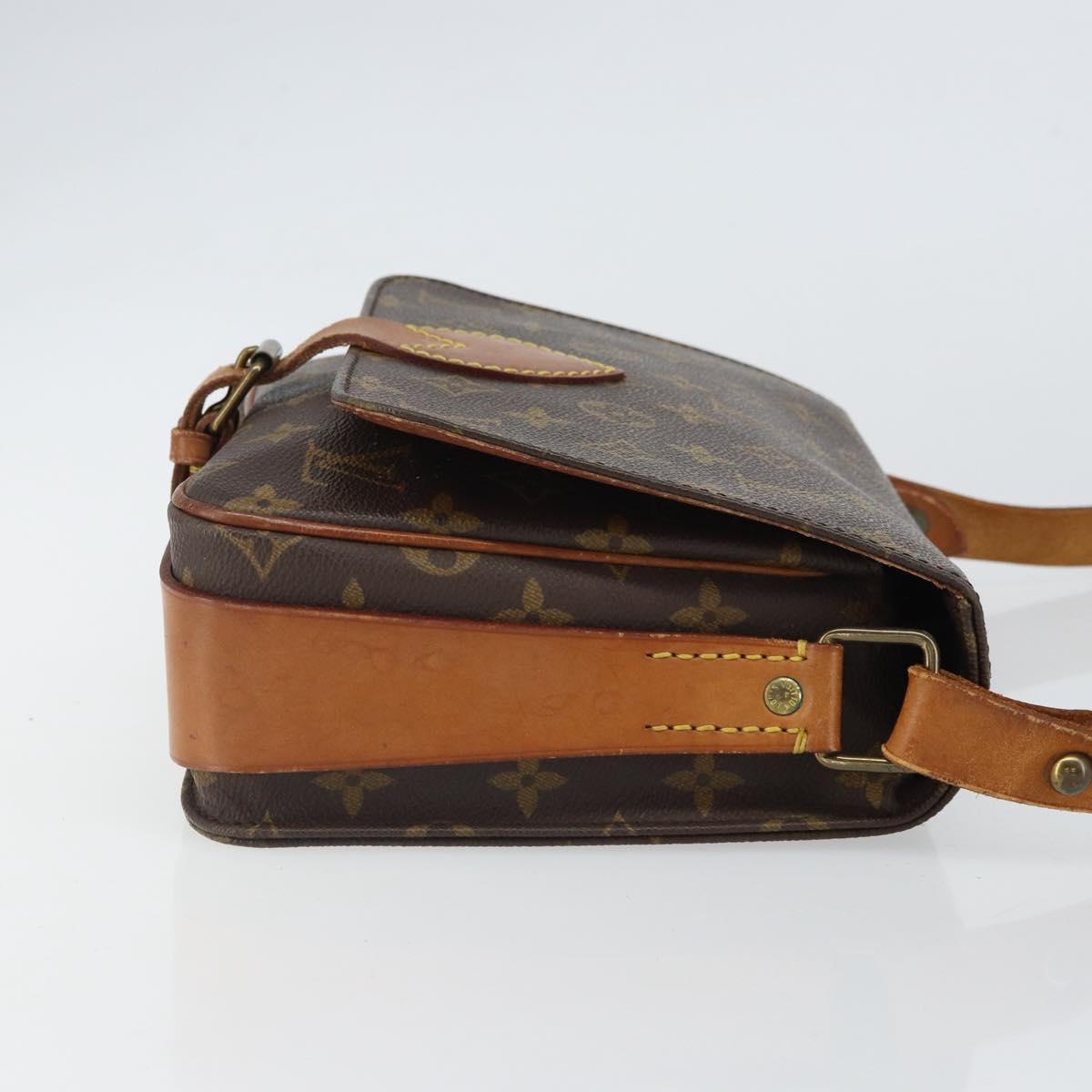 LOUIS VUITTON Monogram Cartouchiere MM Shoulder Bag M51253 LV Auth ep12748