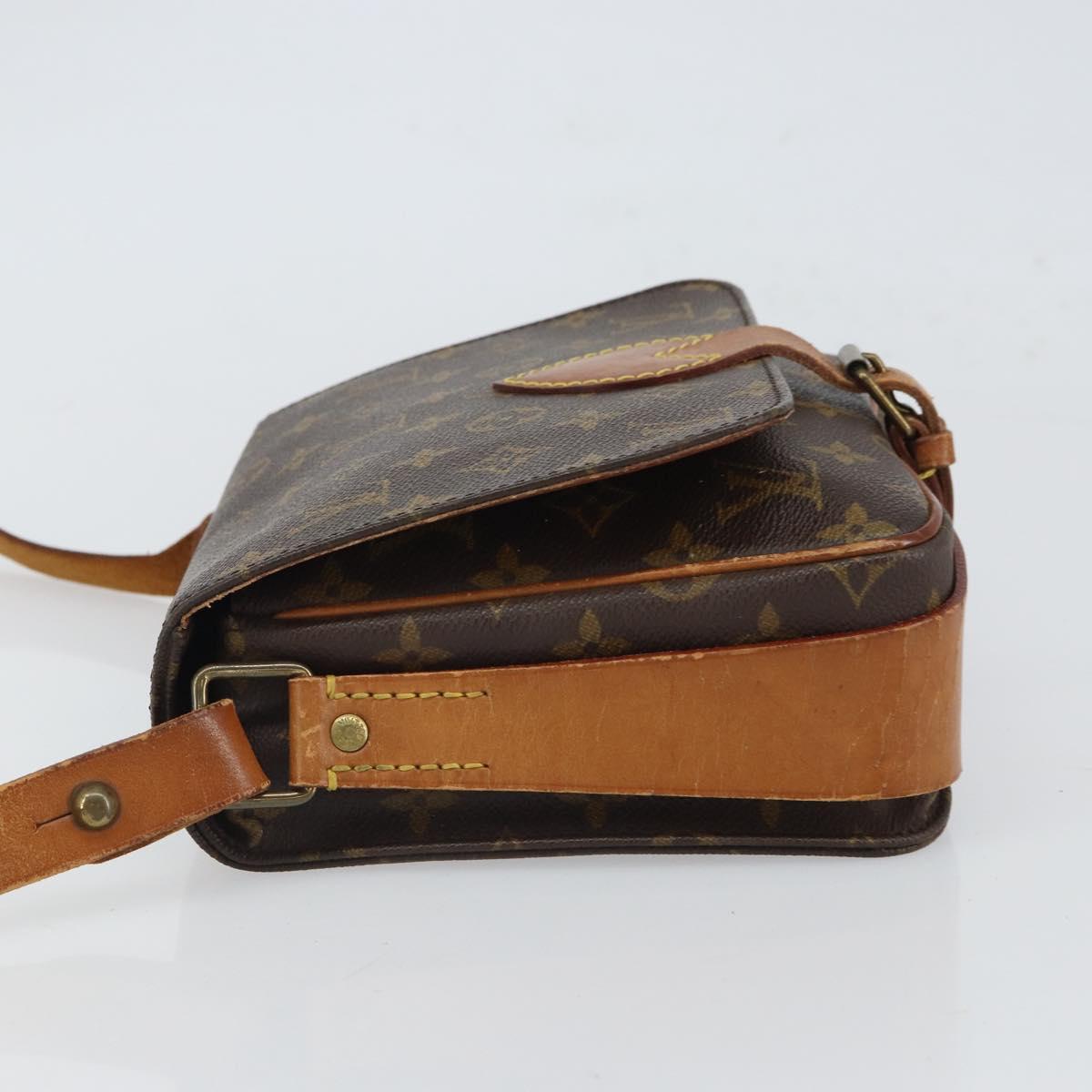 LOUIS VUITTON Monogram Cartouchiere MM Shoulder Bag M51253 LV Auth ep12748