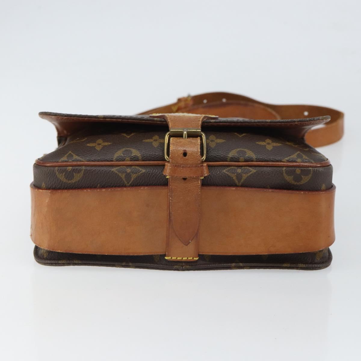 LOUIS VUITTON Monogram Cartouchiere MM Shoulder Bag M51253 LV Auth ep12748