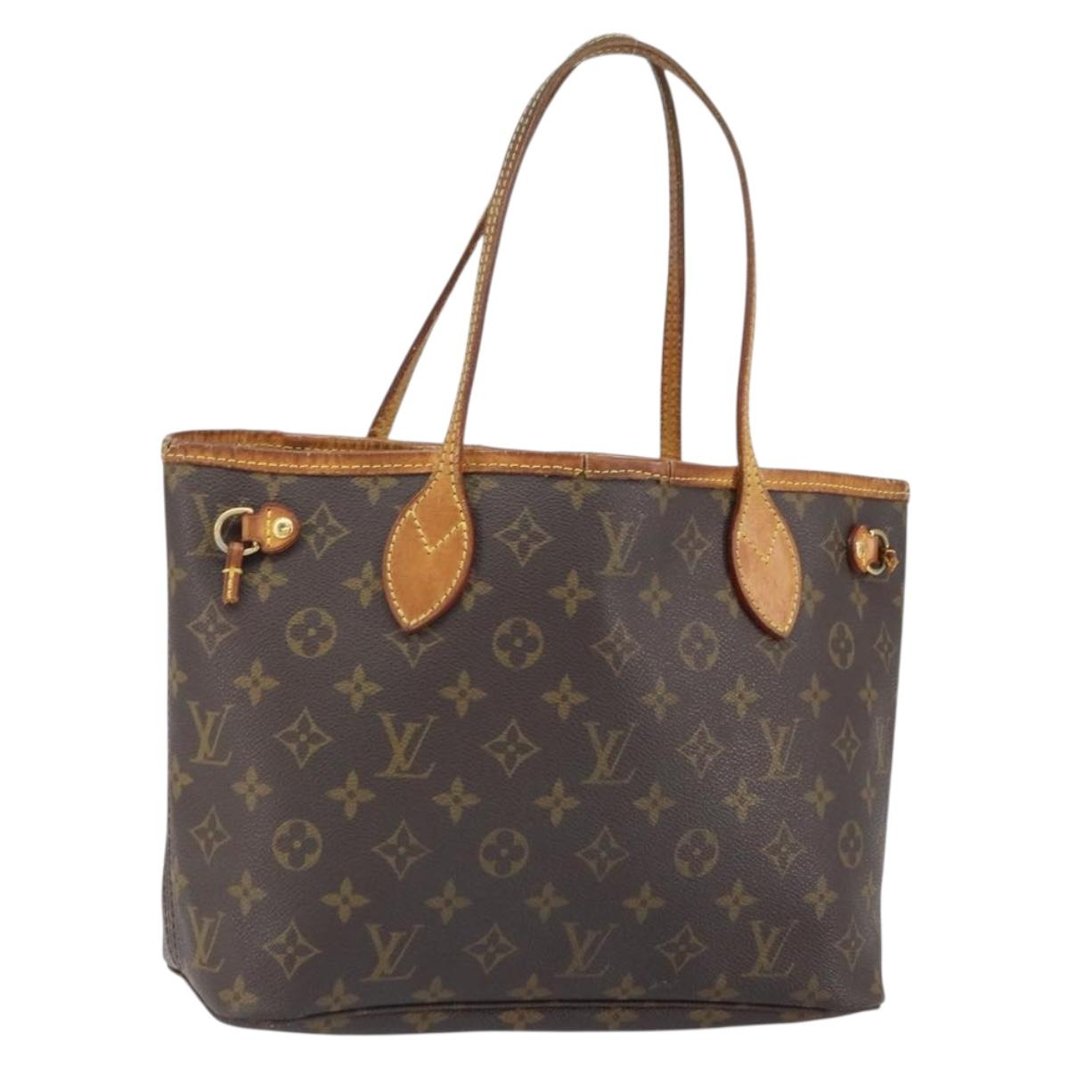 LOUIS VUITTON Monogram Neverfull PM Tote Bag M40155 LV Auth ep12763