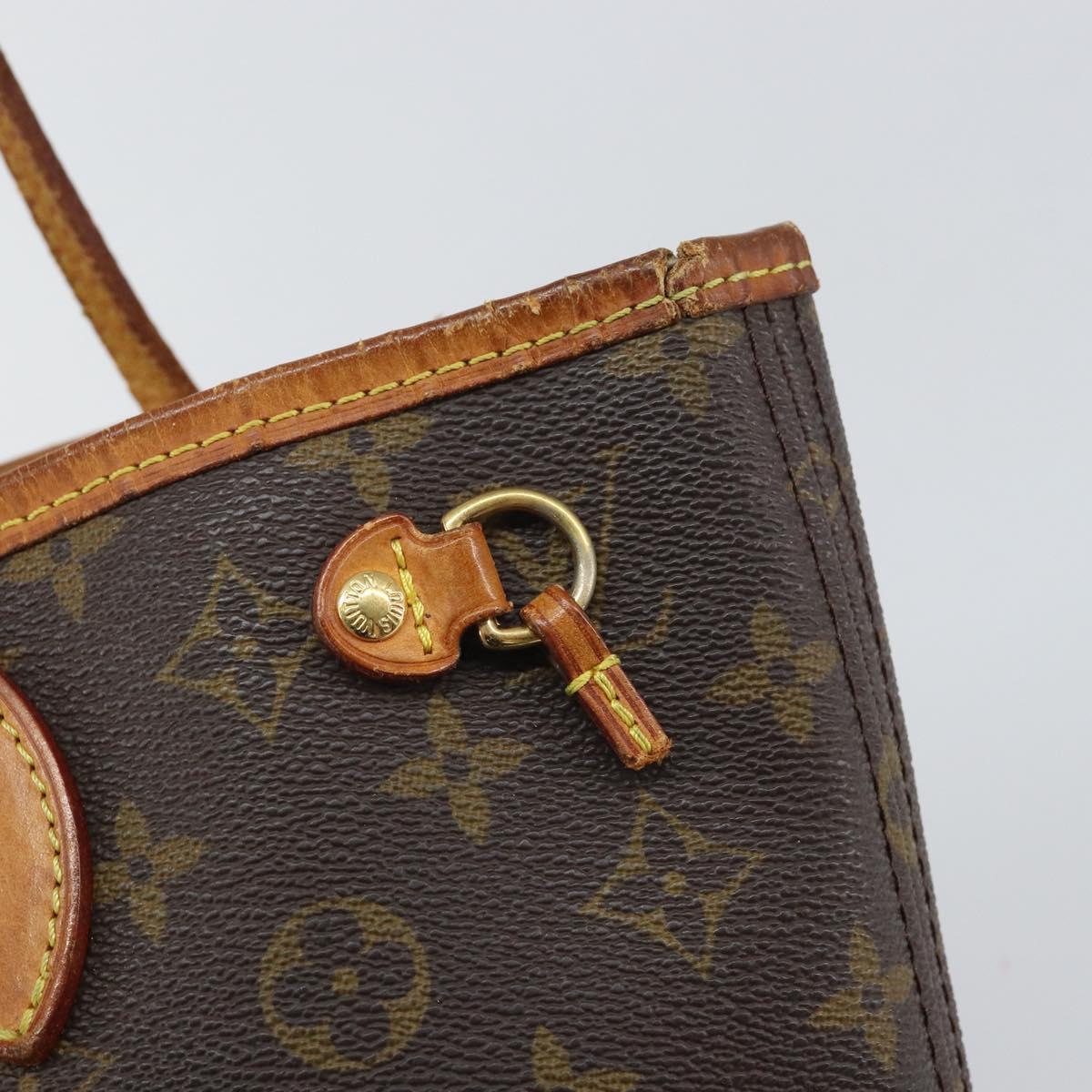 LOUIS VUITTON Monogram Neverfull PM Tote Bag M40155 LV Auth ep12763